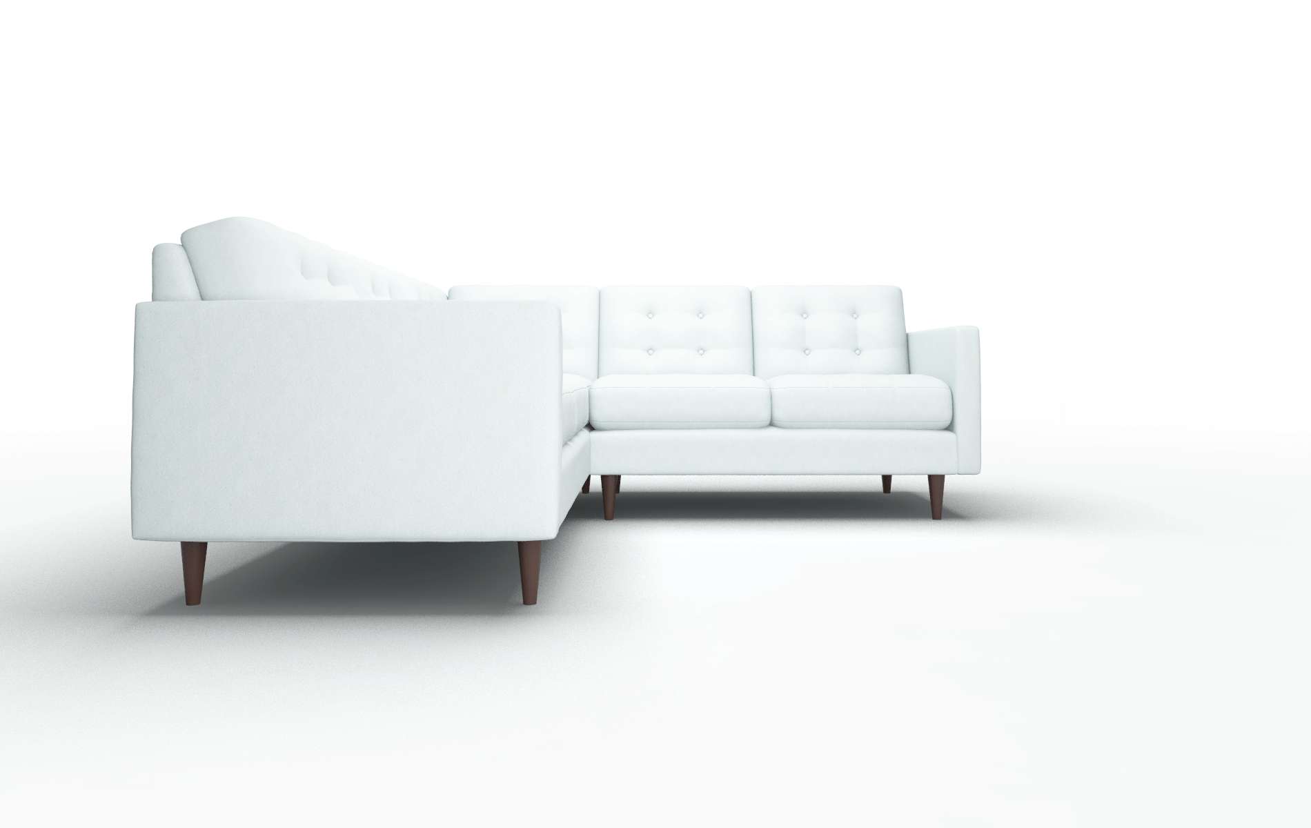Oslo Hepburn Peridot Sectional espresso legs 2