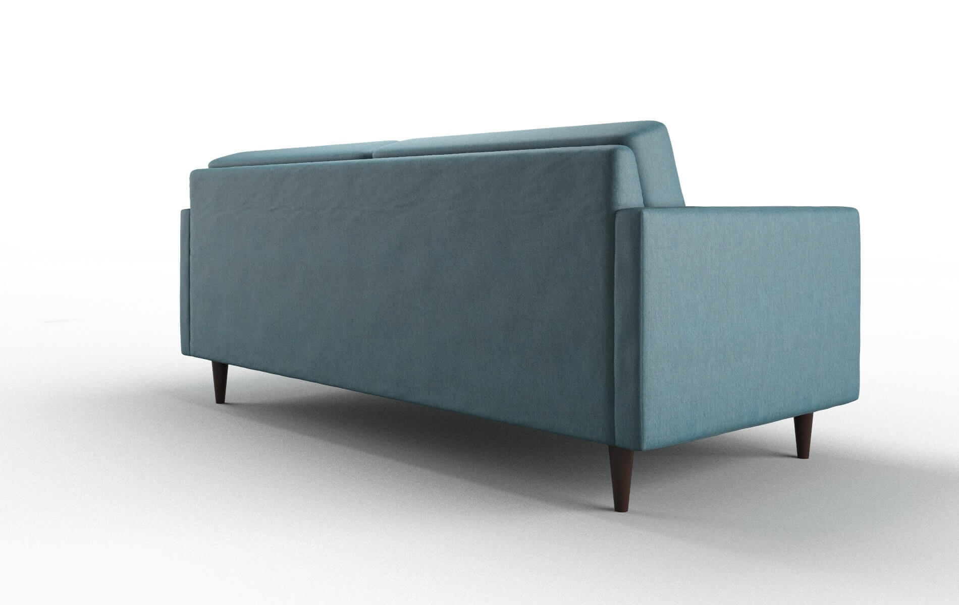 Oslo Hepburn Teal Sofa espresso legs 5