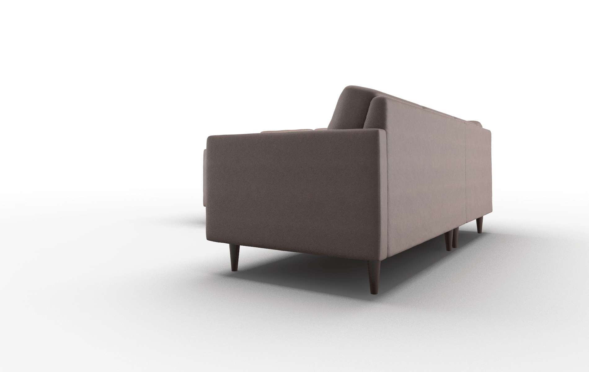 Oslo Insight Cafe Sectional espresso legs 4