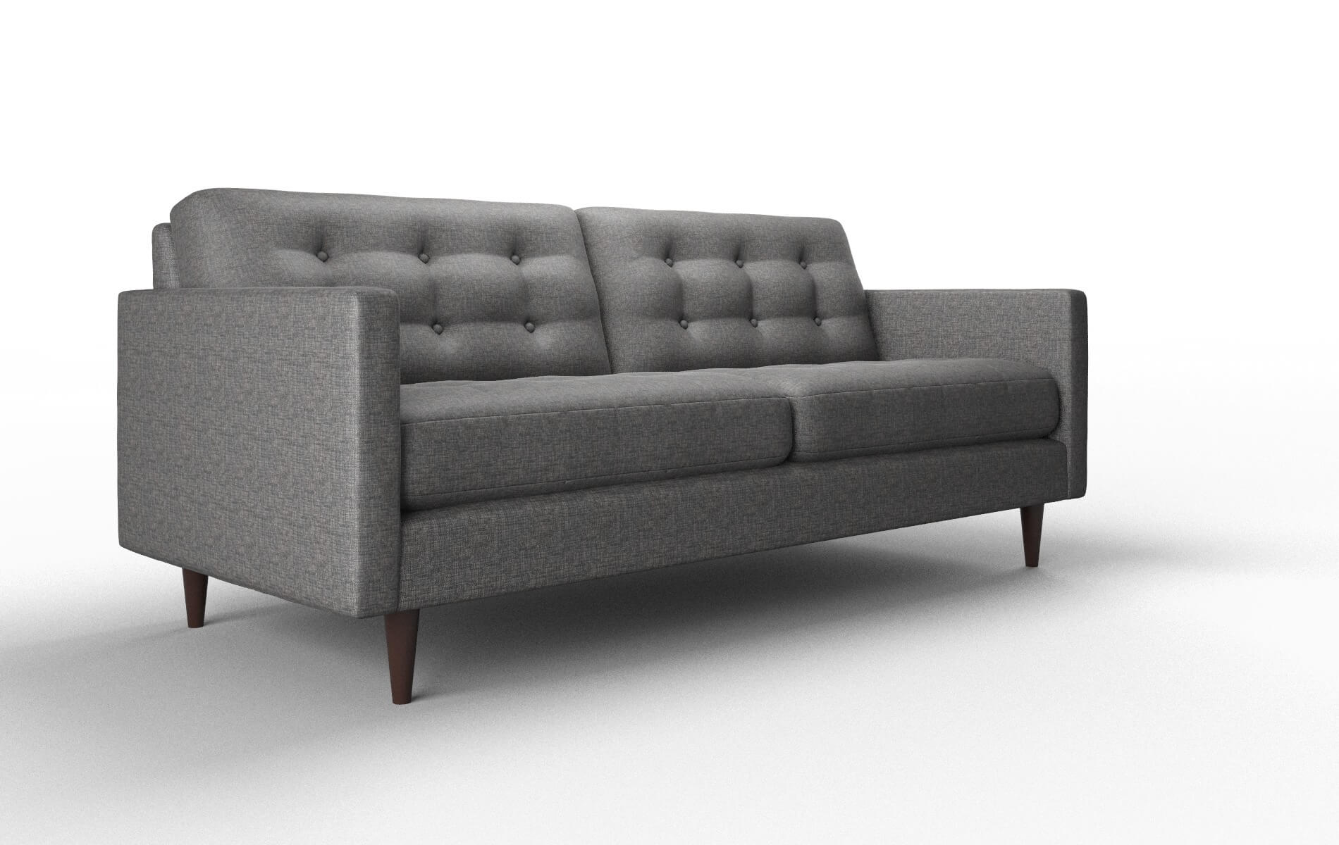 Oslo Insight Charcoal Sofa espresso legs 2