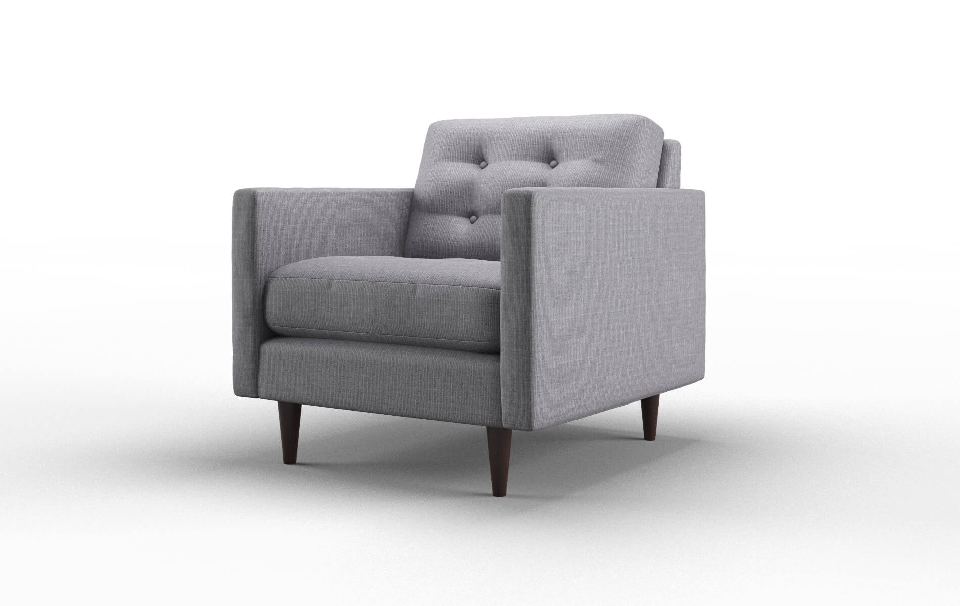 Oslo Insight Denim Chair espresso legs 4