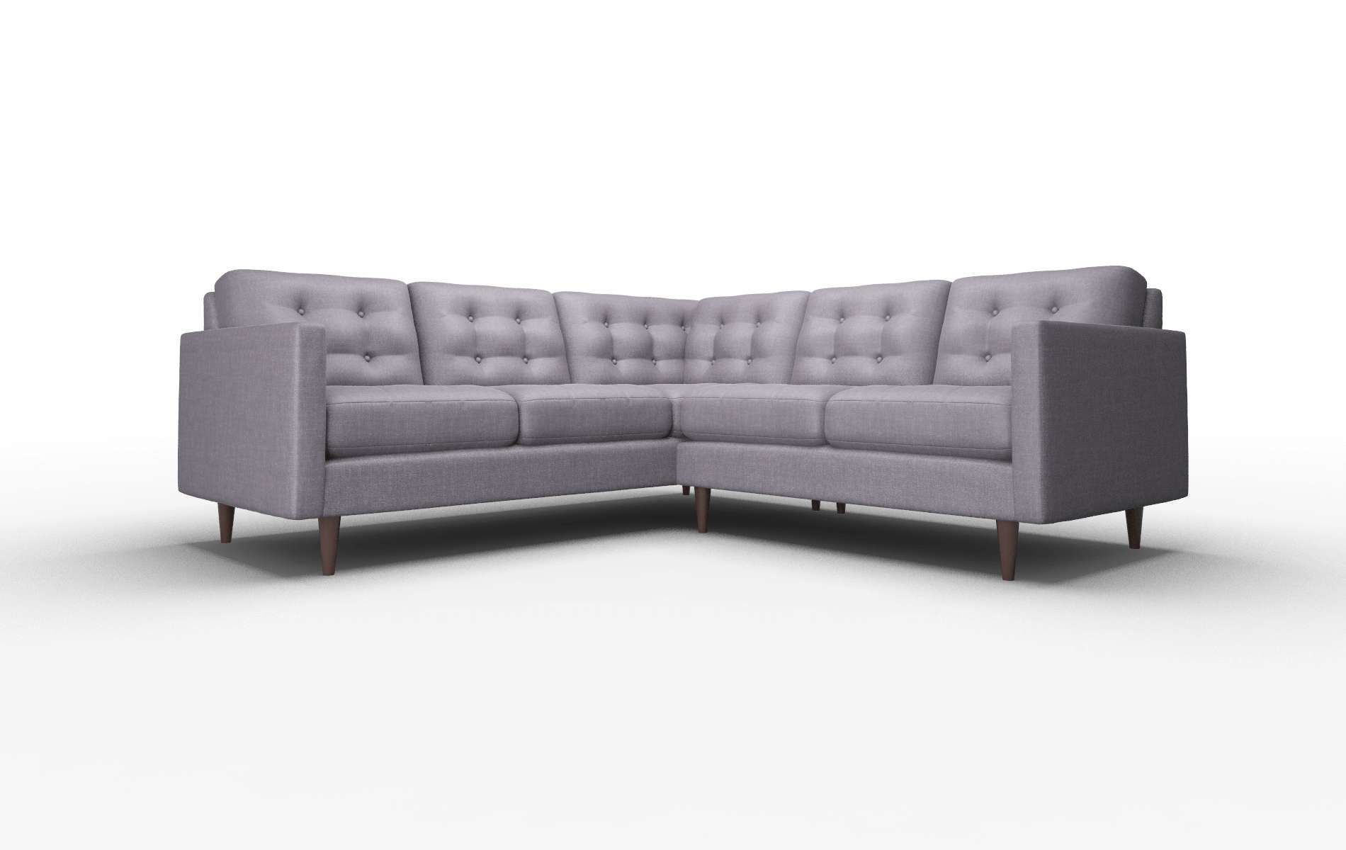 Oslo Keylargo Grape Sectional espresso legs 1