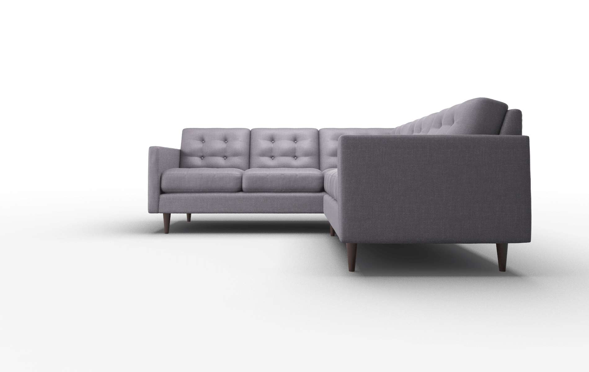 Oslo Keylargo Grape Sectional espresso legs 5