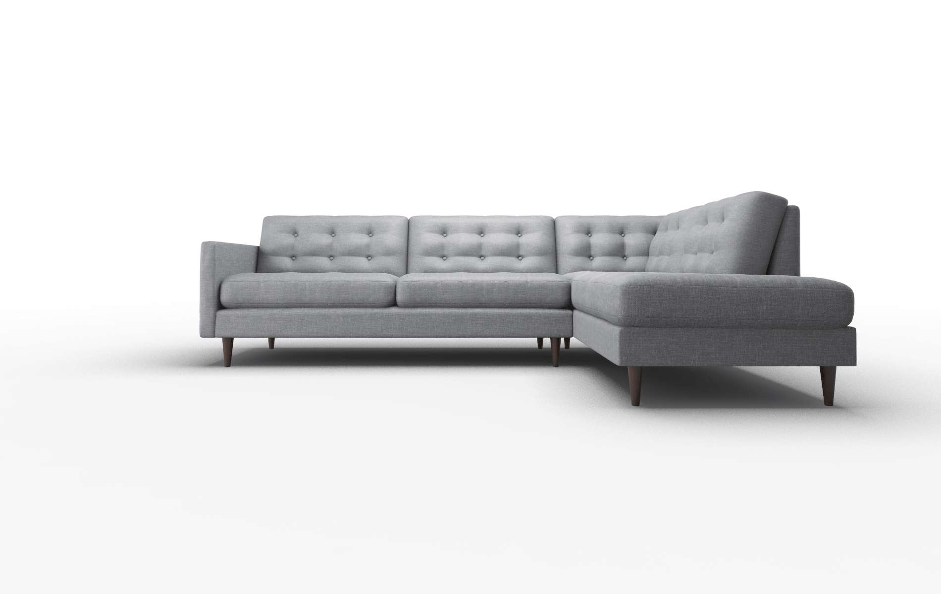 Oslo Keylargo graphite Panel Espresso Legs  1