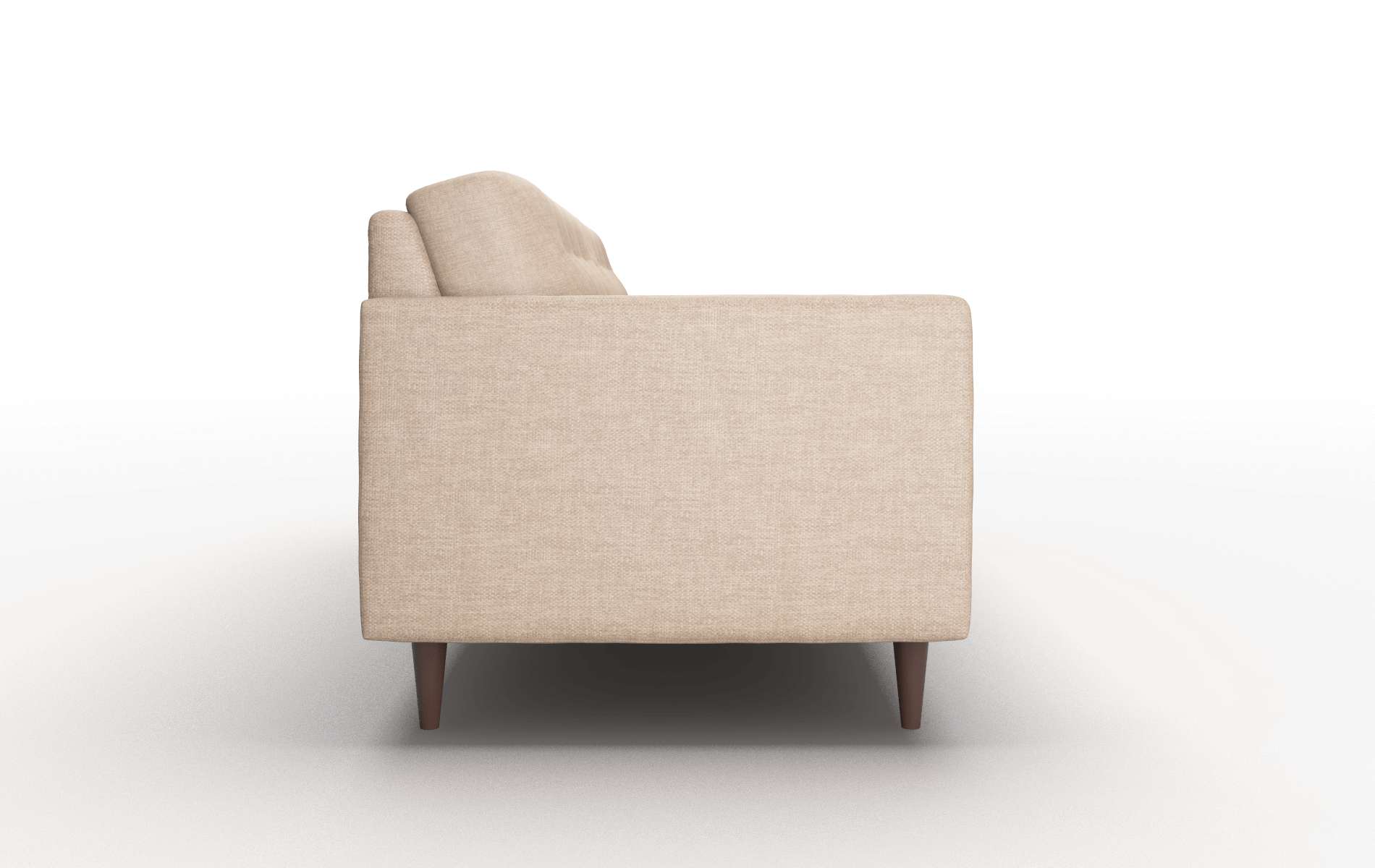 Oslo Keylargo Mink Sofa espresso legs 3