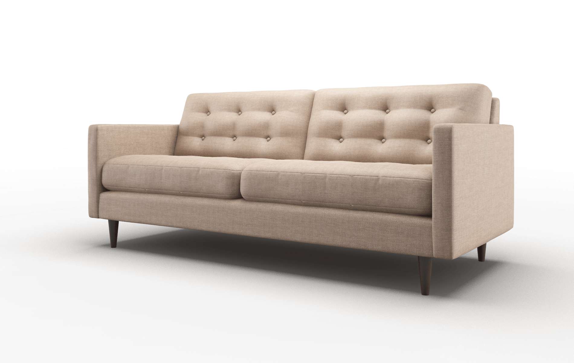Oslo Keylargo Mink Sofa espresso legs 4