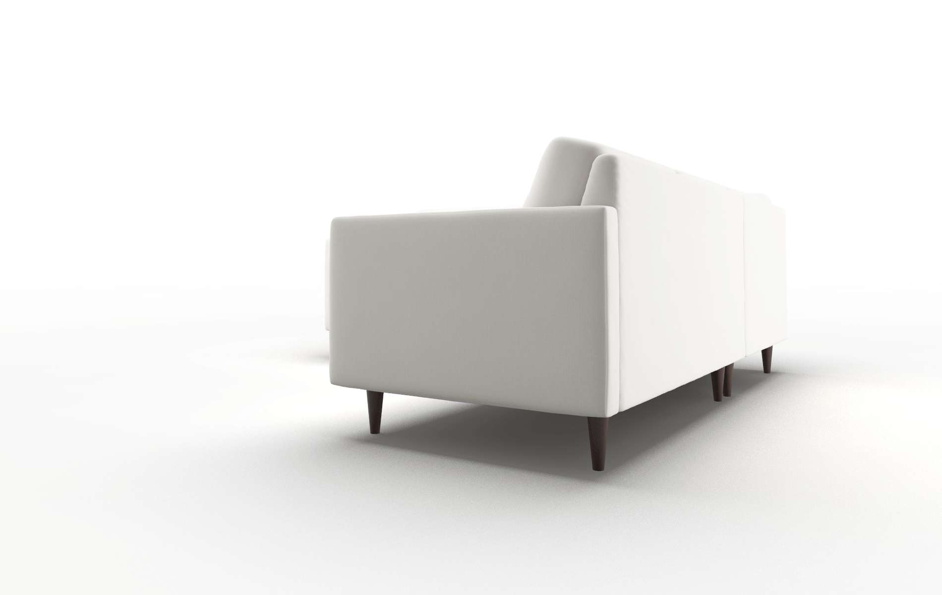 Oslo Keylargo Oatmeal Sectional espresso legs 4