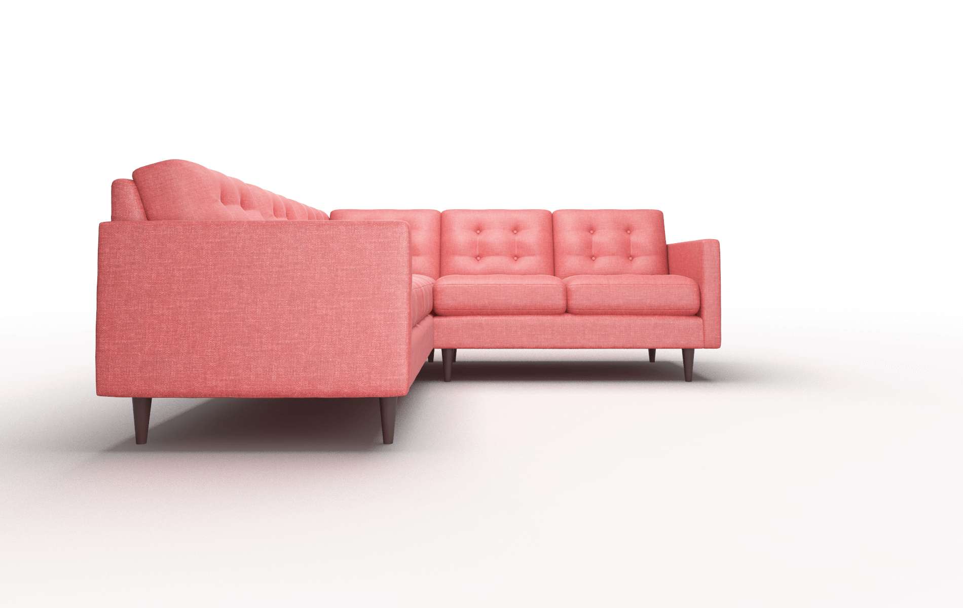 Oslo Keylargo Ruby Sectional espresso legs 2