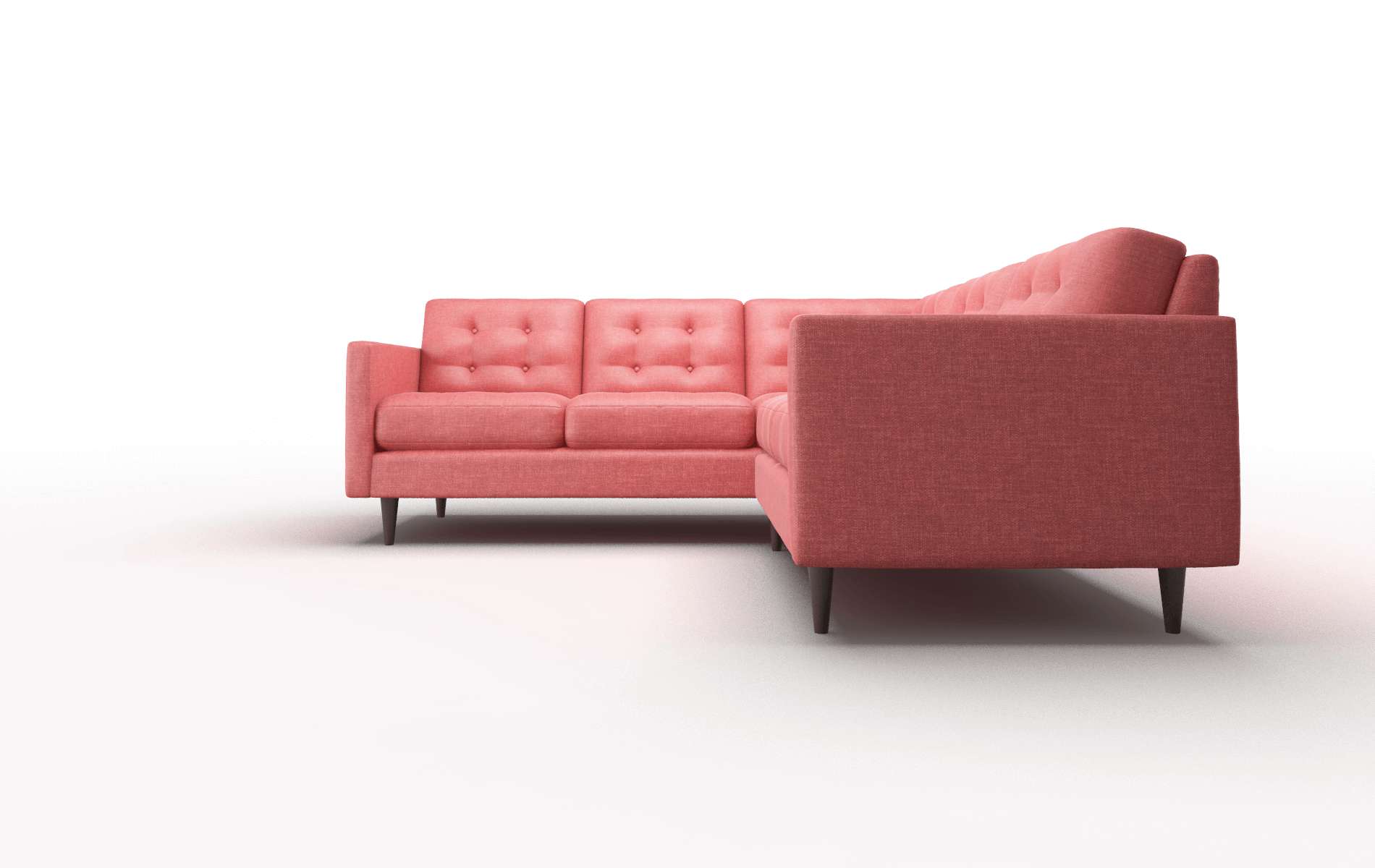 Oslo Keylargo Ruby Sectional espresso legs 5