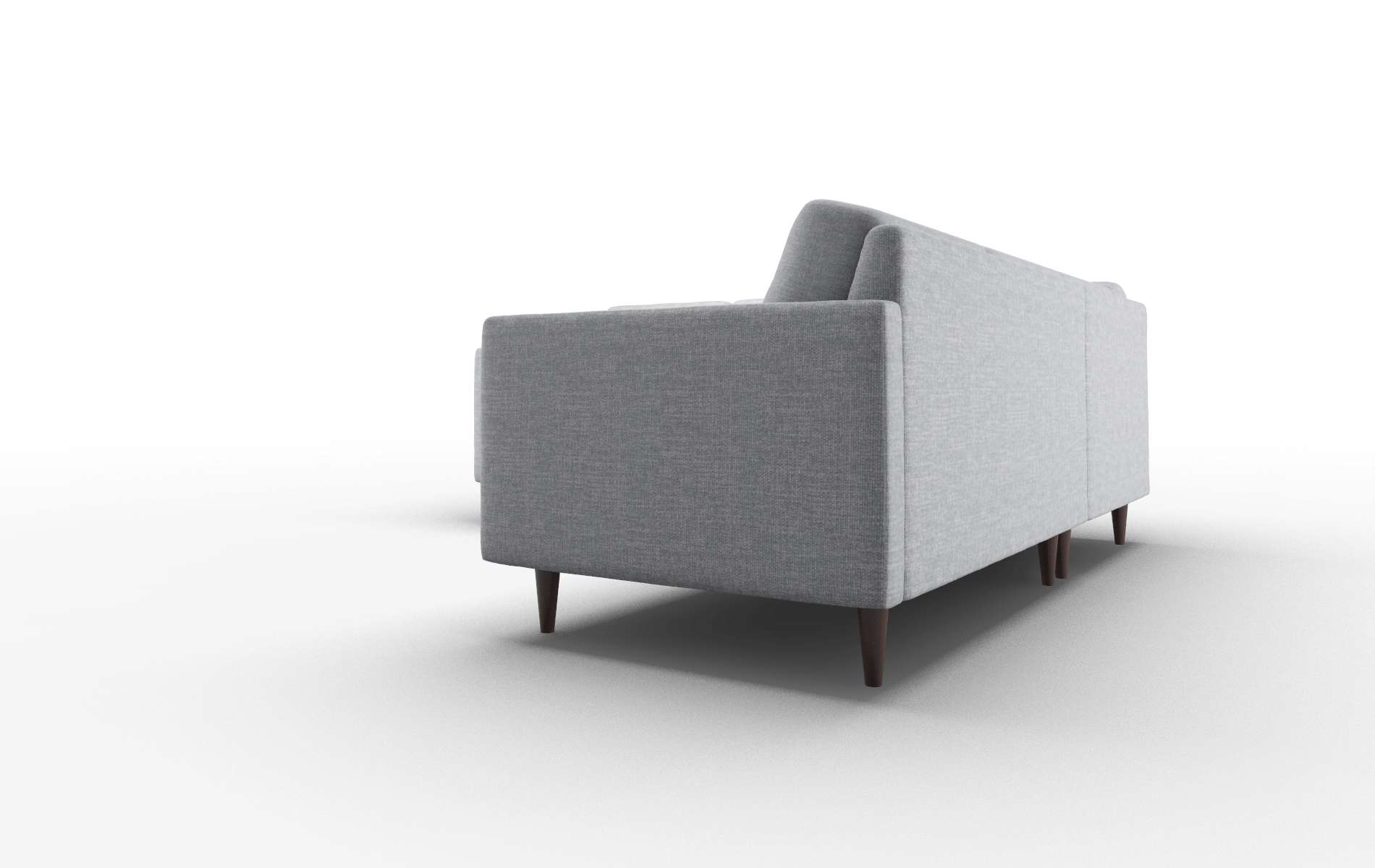 Oslo Lana Ash Sectional espresso legs 4