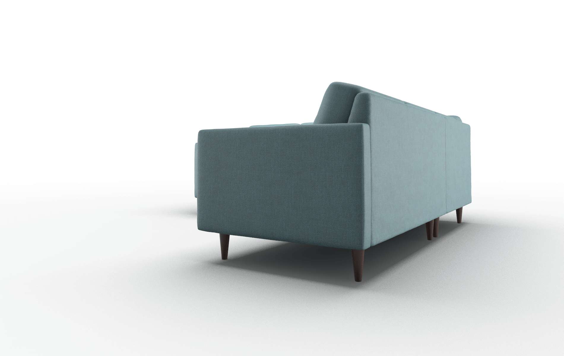 Oslo Lana Eclipse Sectional espresso legs 4