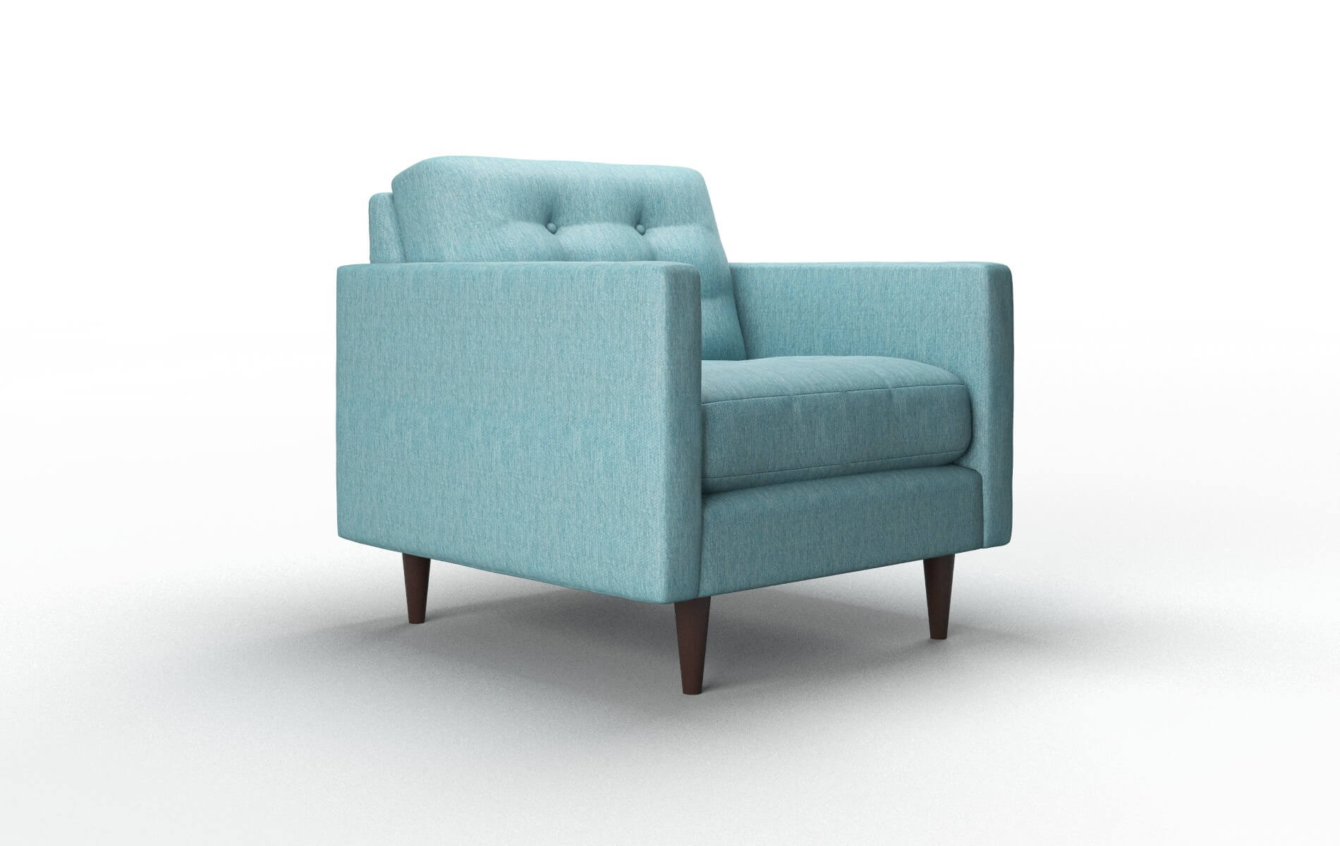 Oslo Lana Peacock Chair espresso legs 2