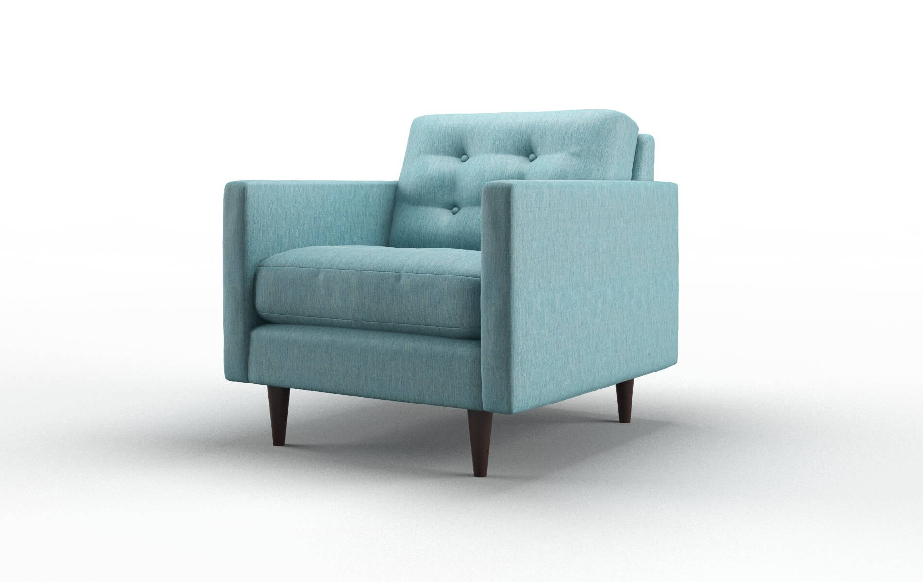 Oslo Lana Peacock Chair espresso legs 4