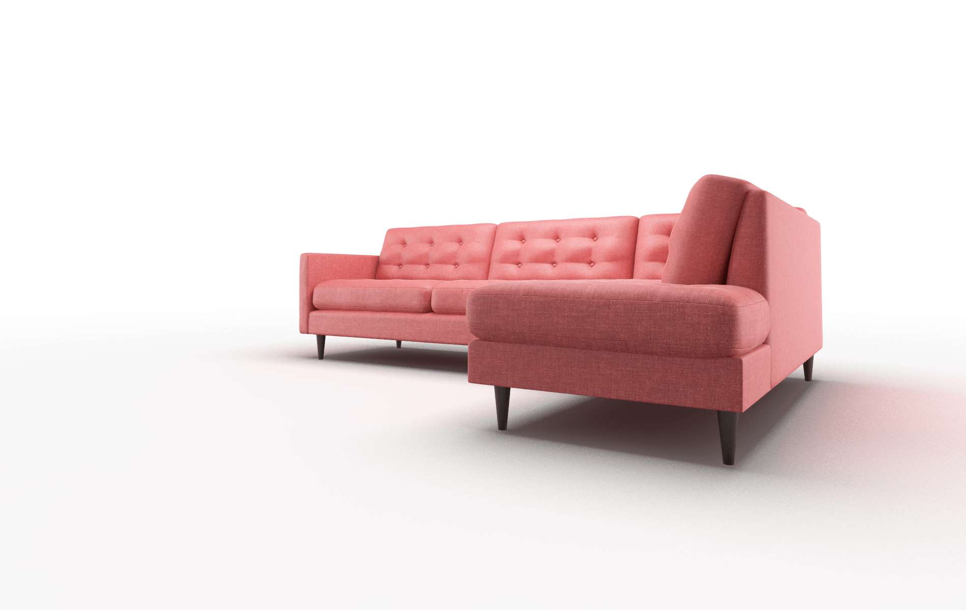 Oslo Leslie Poppy Panel espresso legs 4