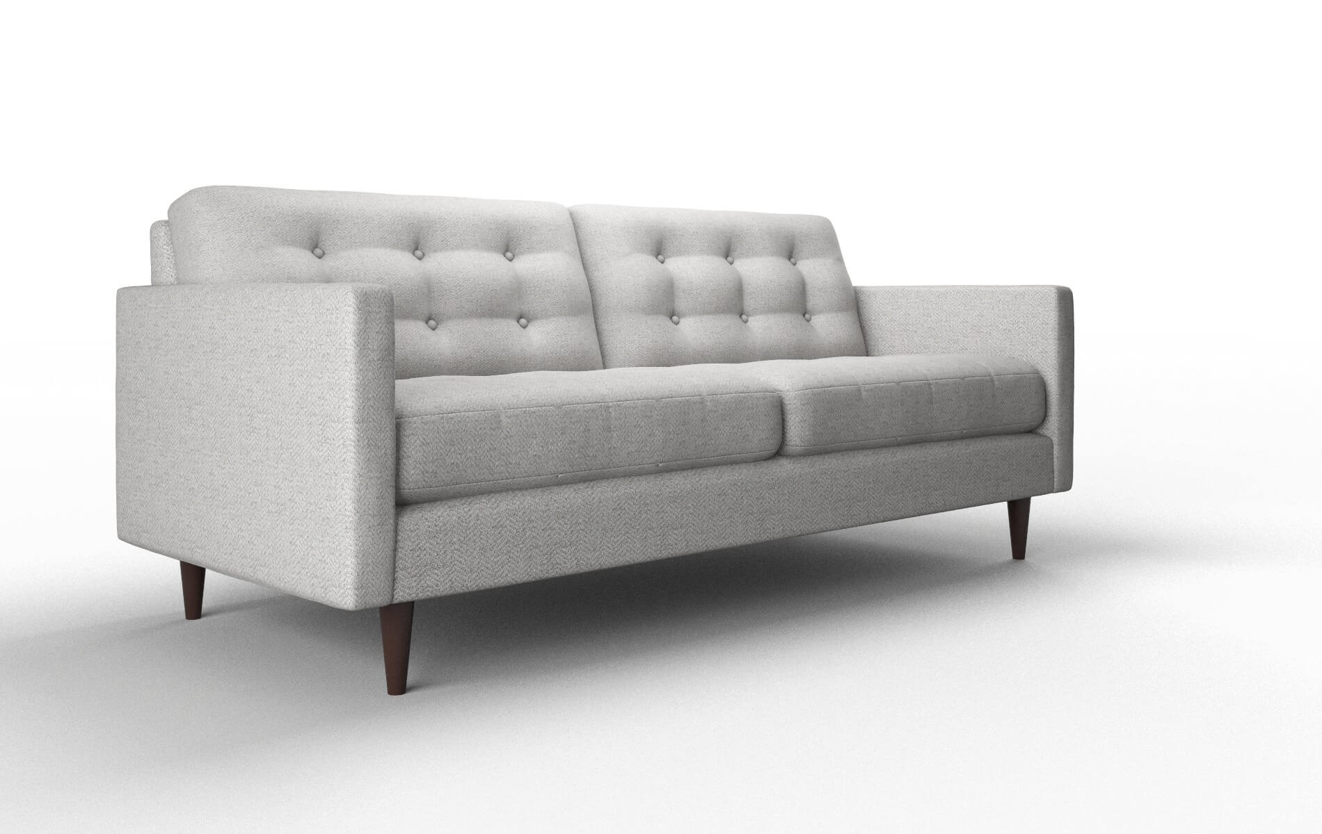 Oslo Malibu Dove Sofa espresso legs 2