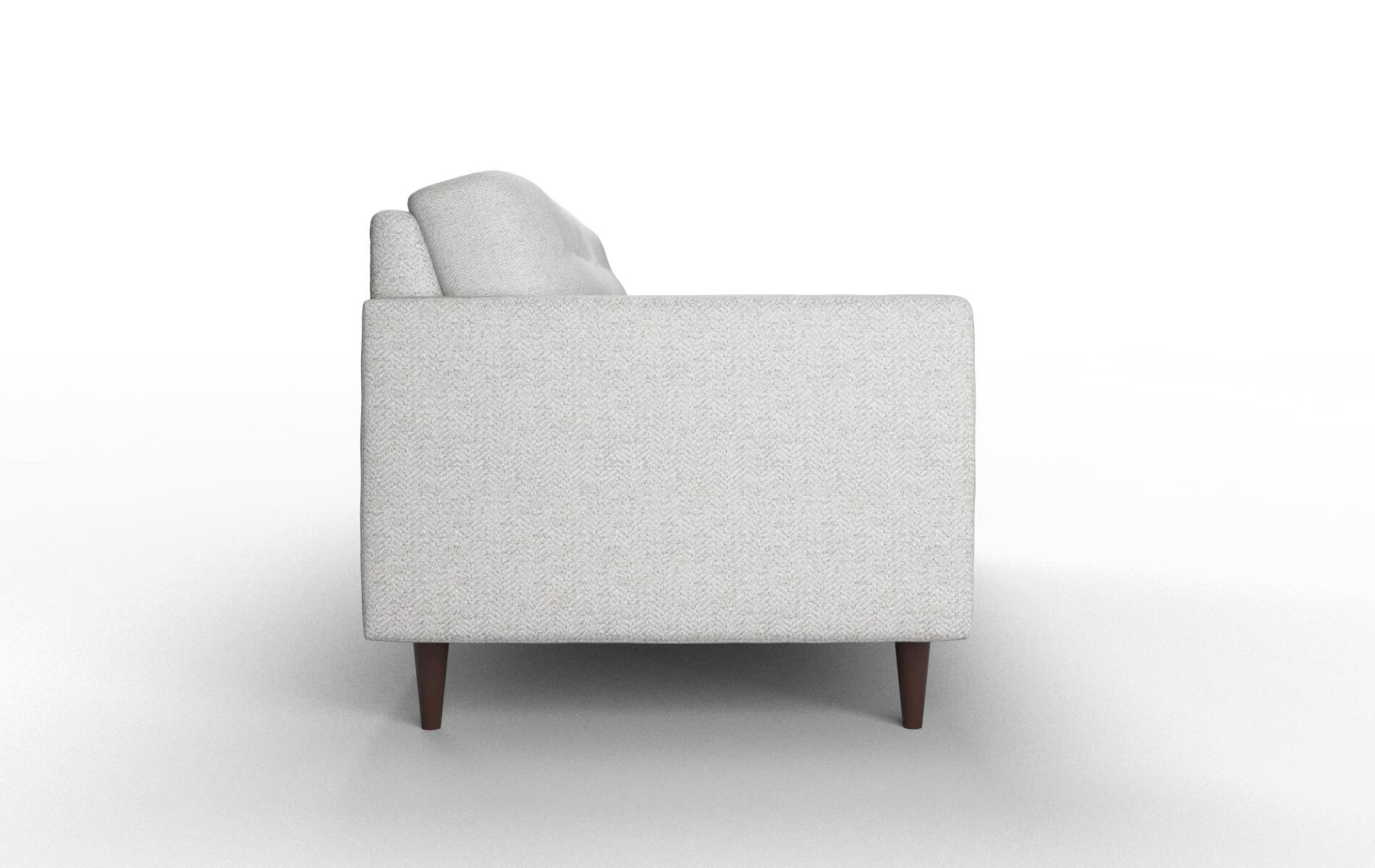 Oslo Malibu Dove Sofa espresso legs 3