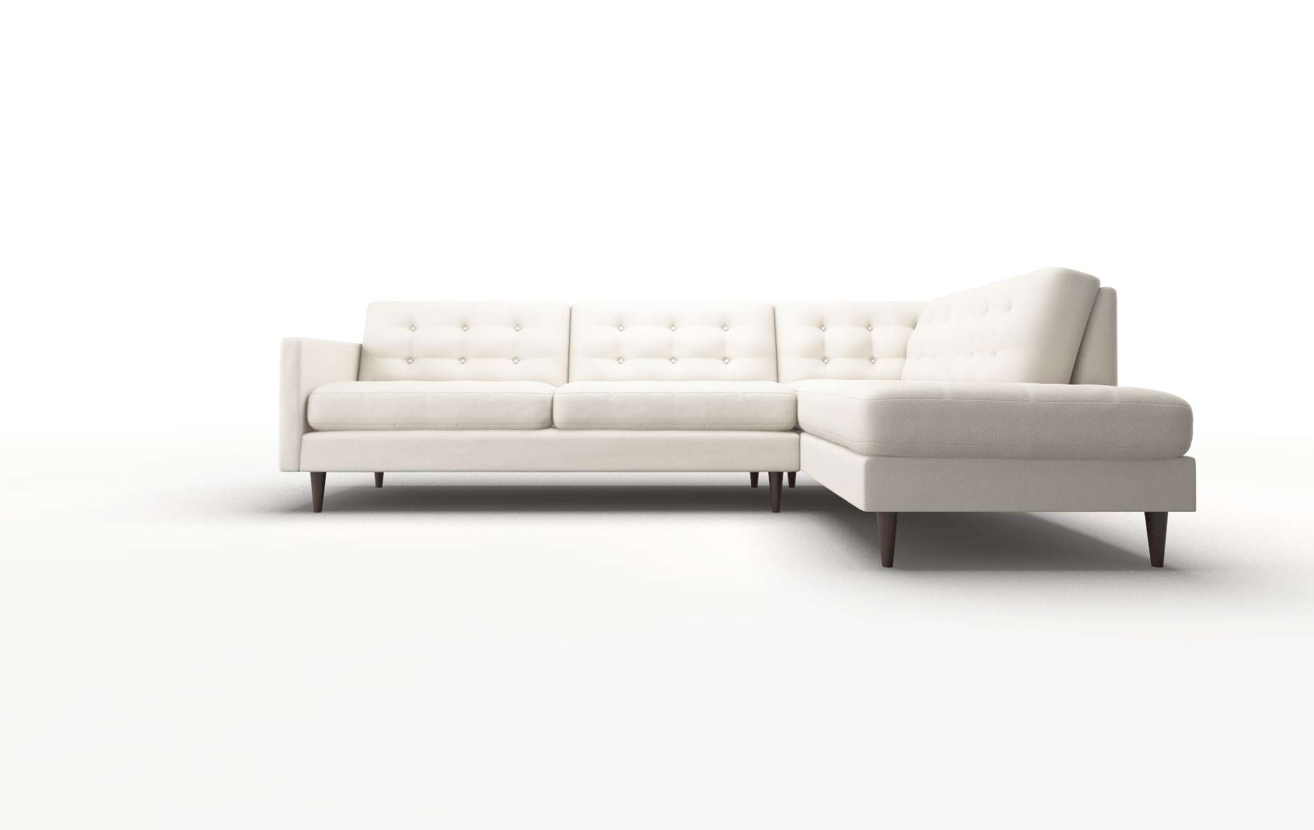 Oslo Malibu linen Panel Espresso Legs  1