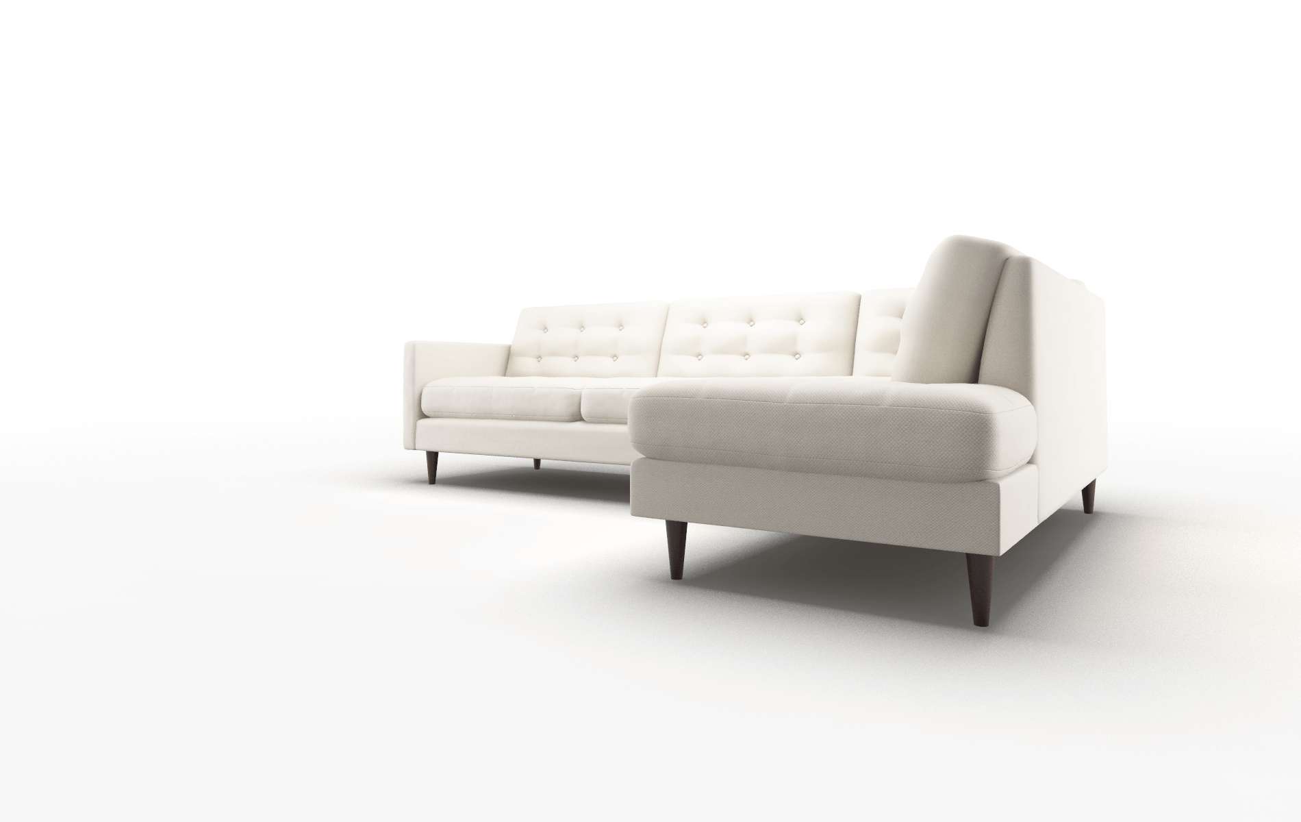 Oslo Malibu Linen Panel espresso legs 4