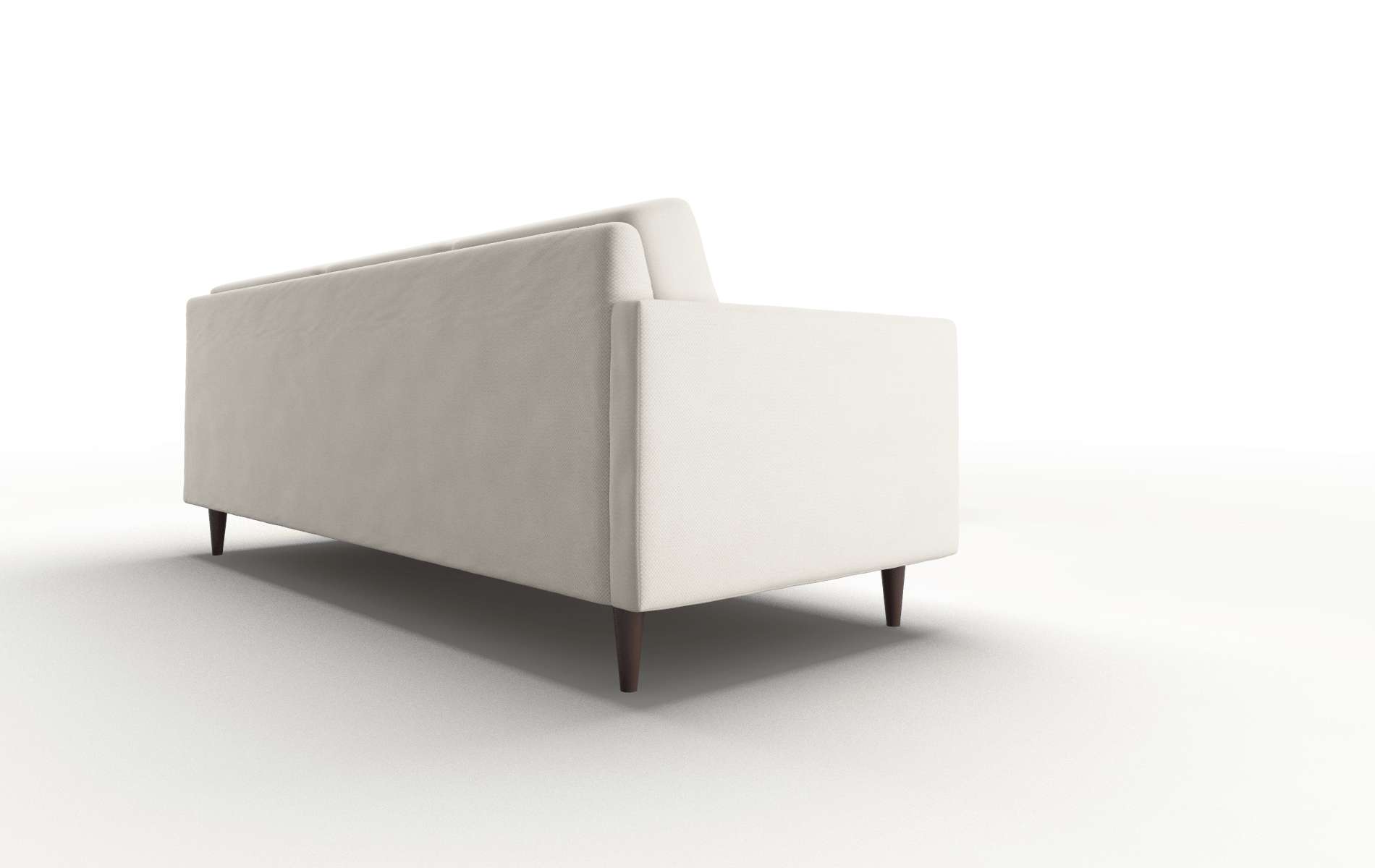 Oslo Malibu Linen Sectional espresso legs 3