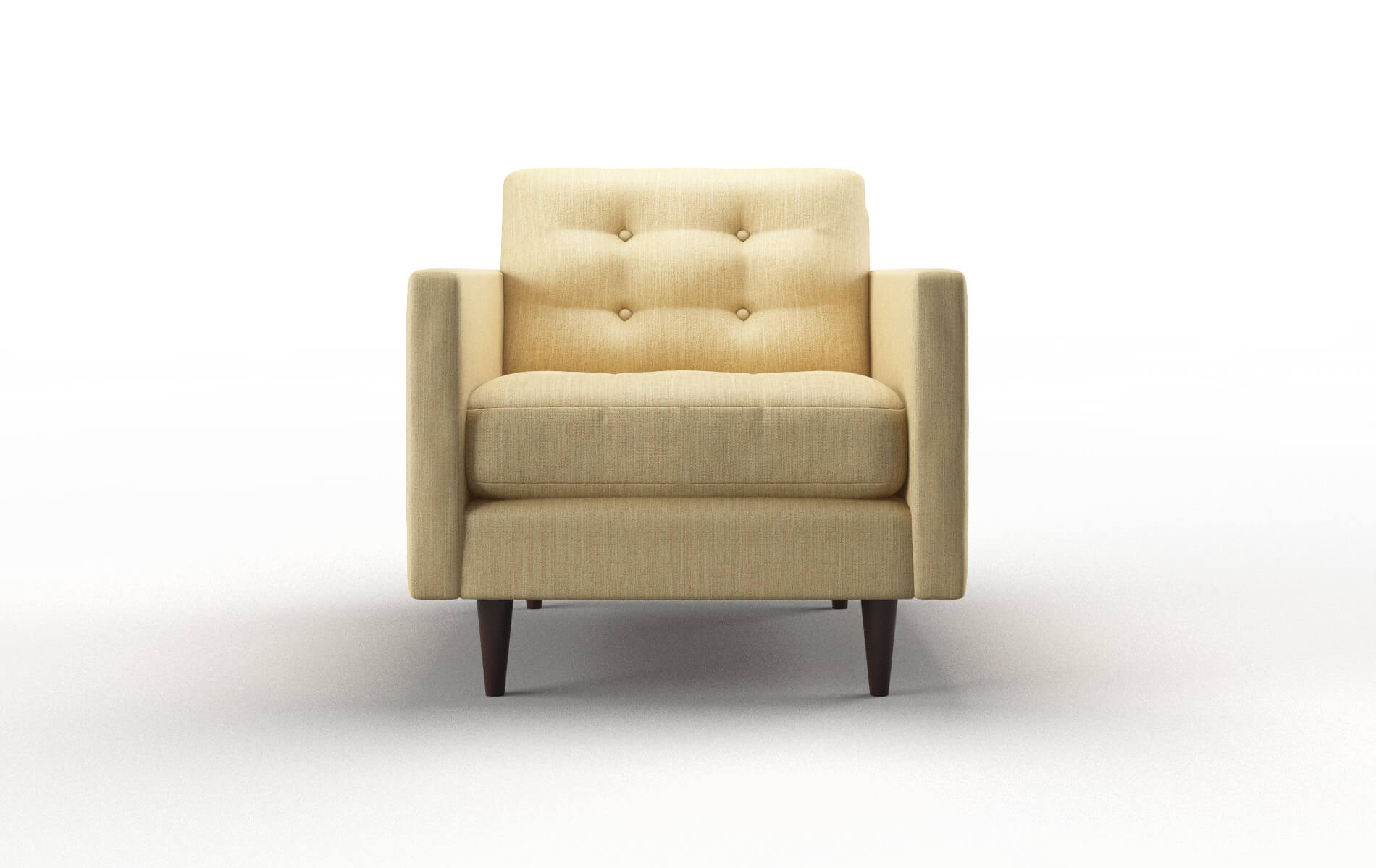 Oslo Malibu maize Chair Espresso Legs  1