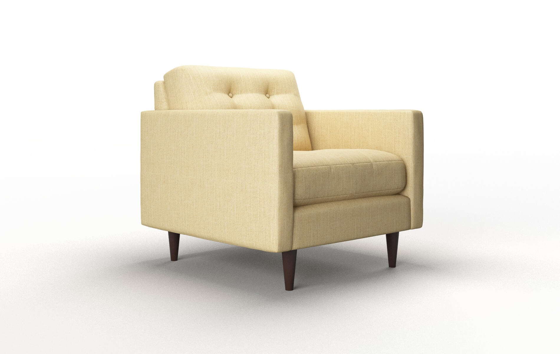 Oslo Malibu Maize Chair espresso legs 2