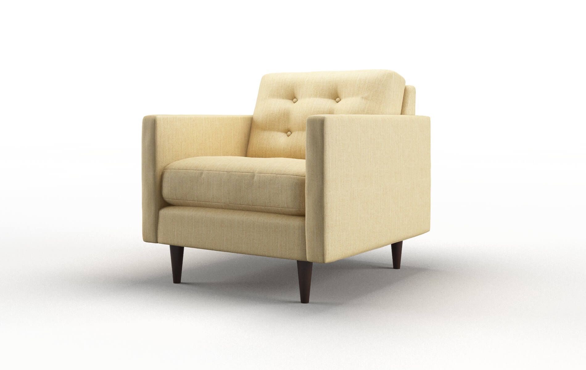 Oslo Malibu Maize Chair espresso legs 4