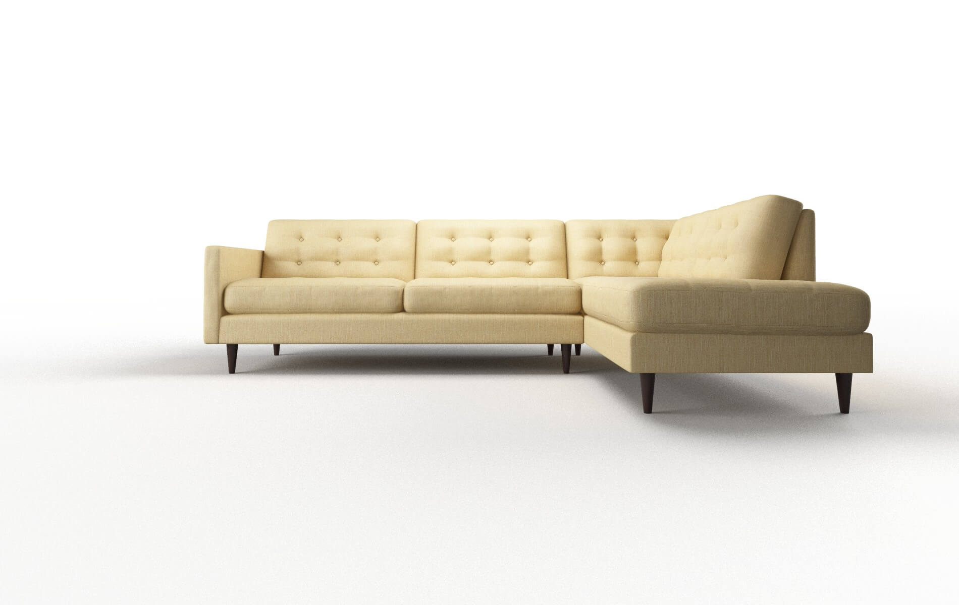 Oslo Malibu Maize Panel espresso legs 1