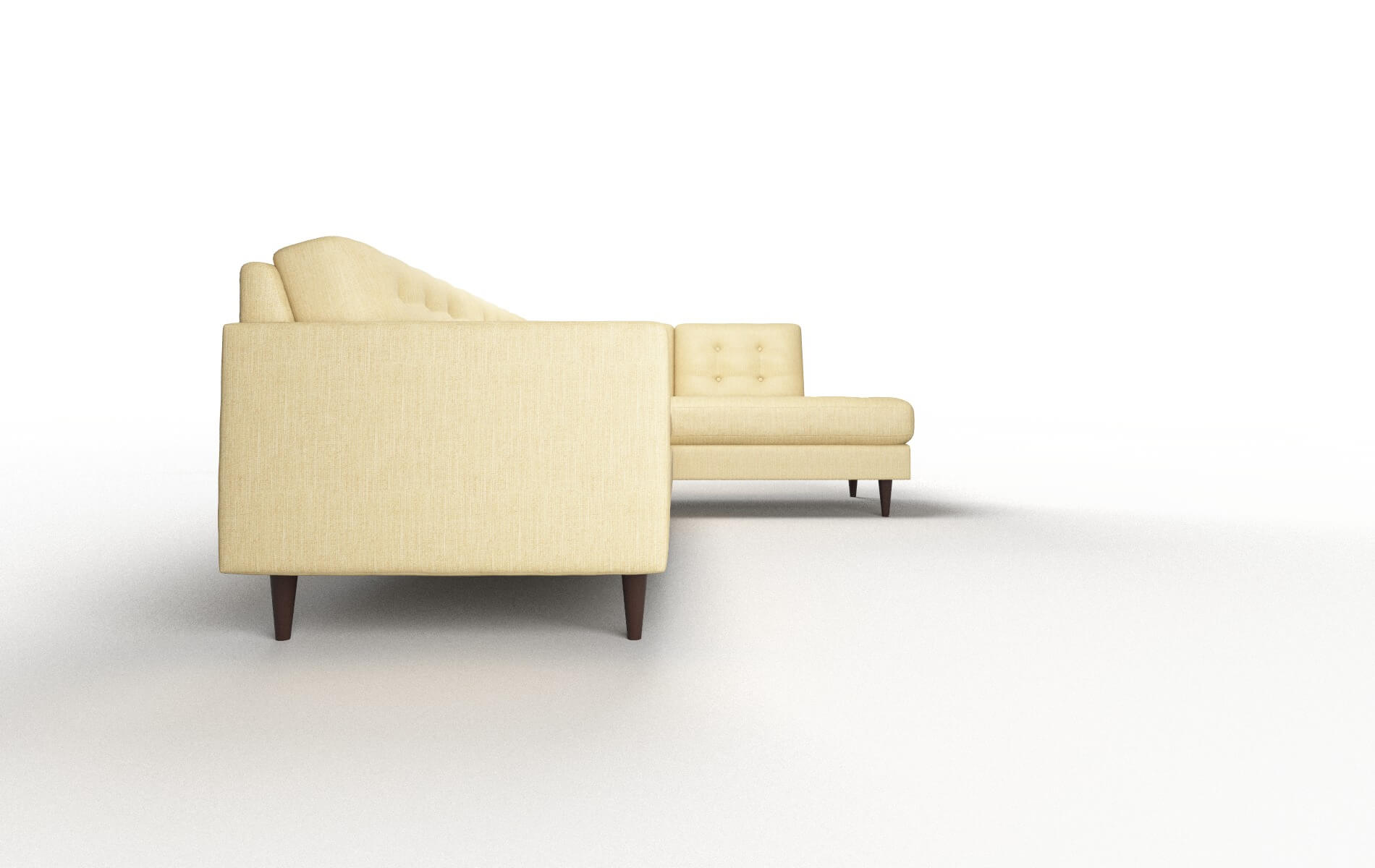 Oslo Malibu Maize Panel espresso legs 3