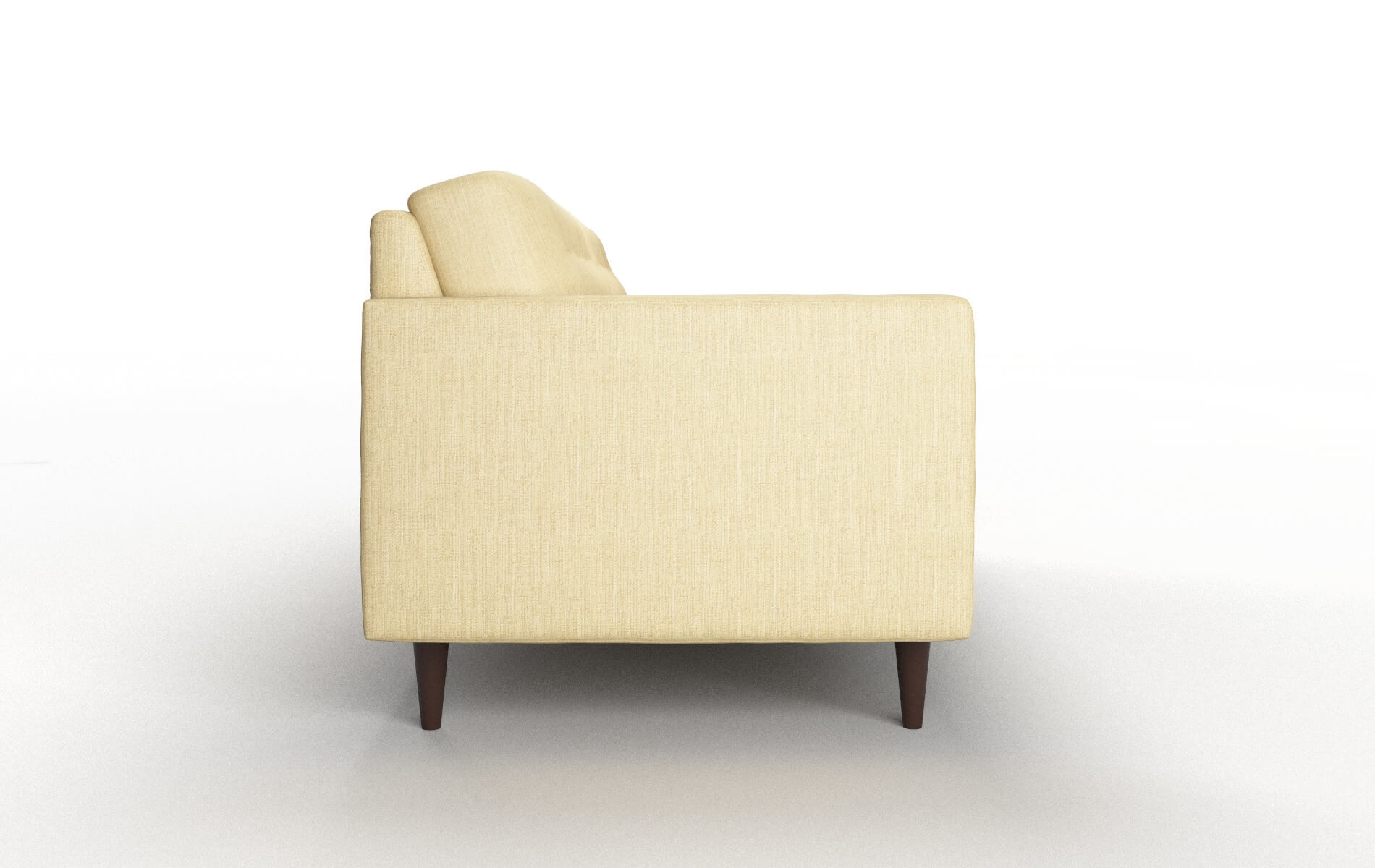 Oslo Malibu Maize Sofa espresso legs 3
