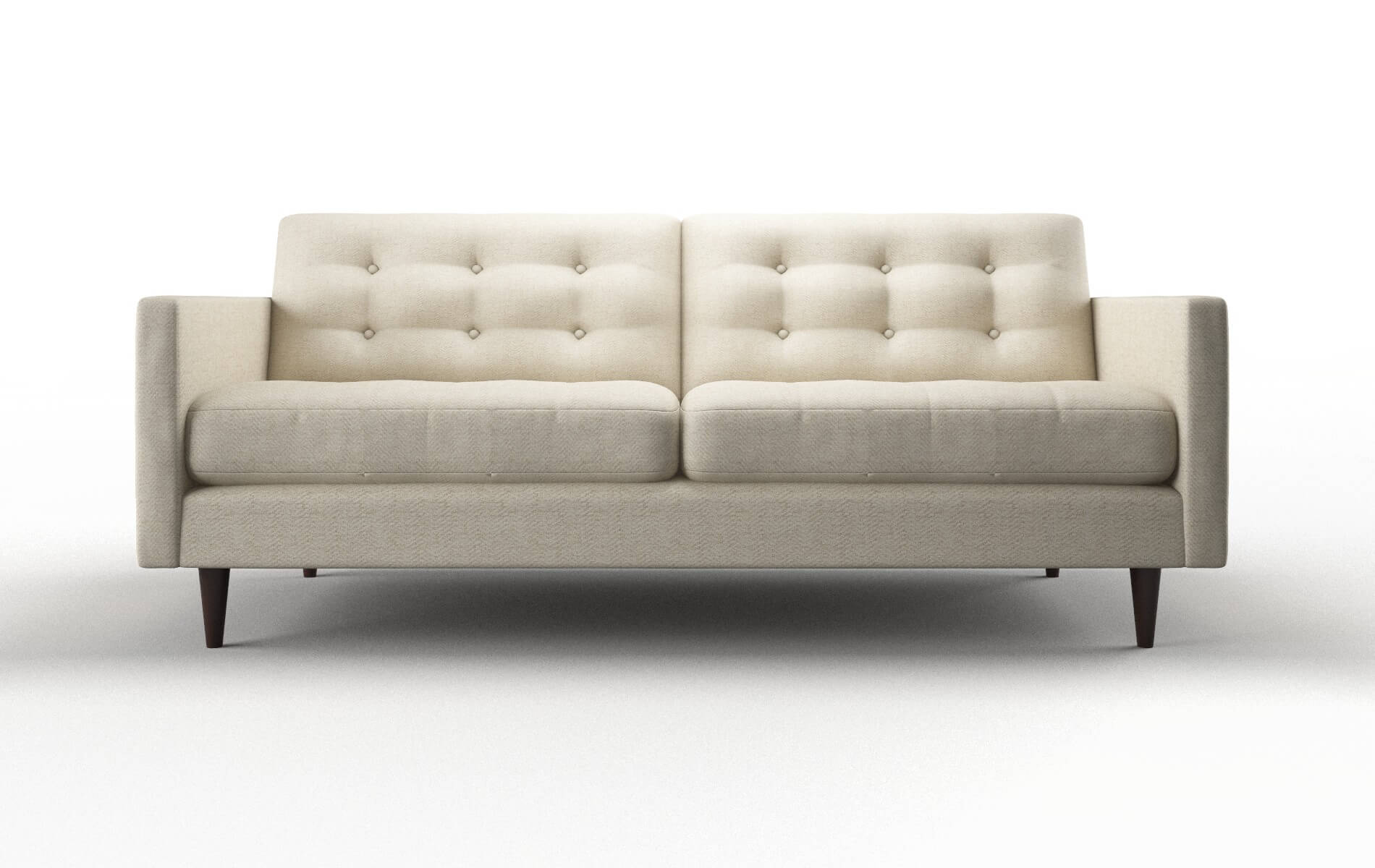 Oslo Malibu Sand Sofa espresso legs 1