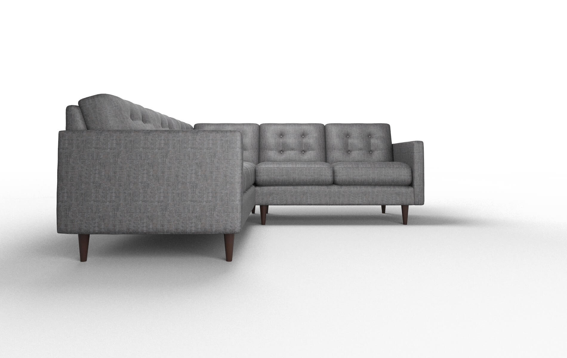 Oslo Marcy Baltic Sectional espresso legs 2
