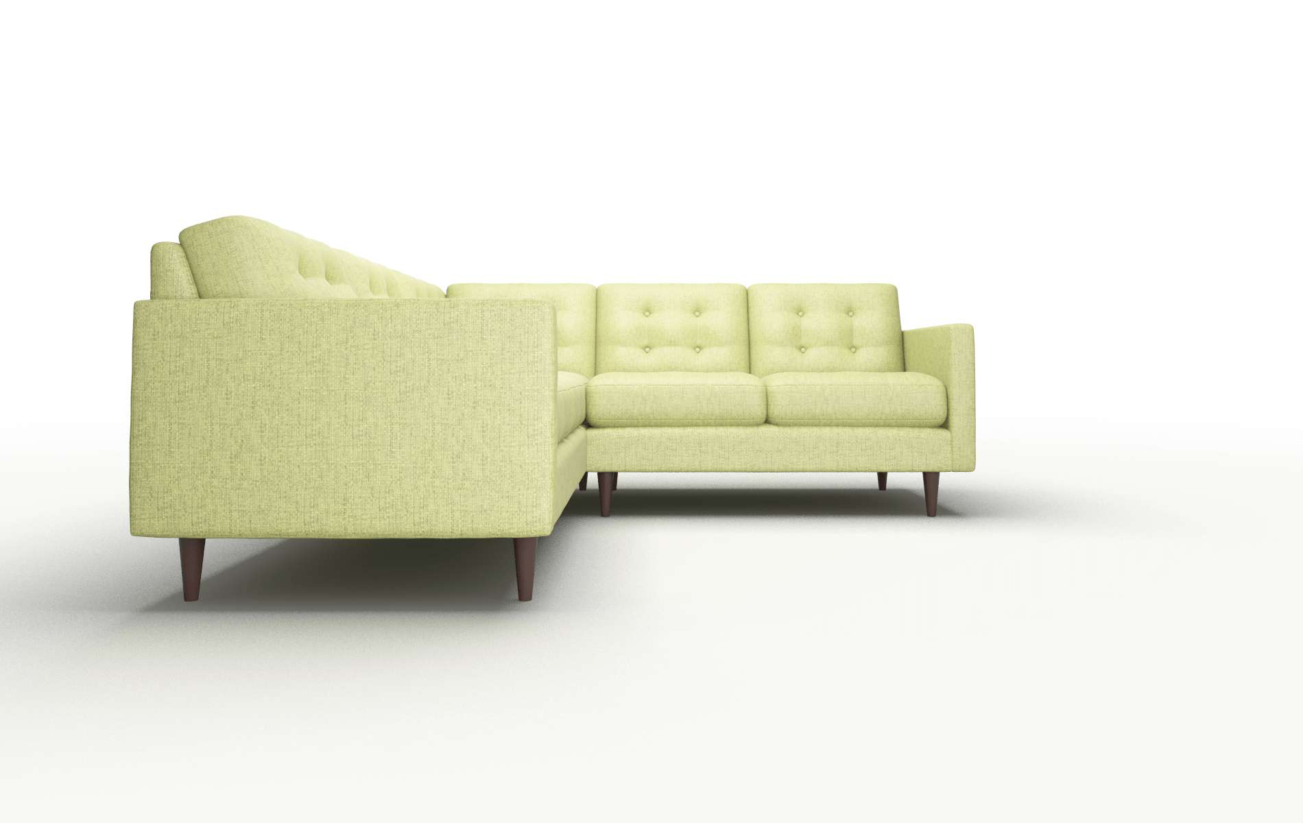 Oslo Notion Appletini Sectional espresso legs 2