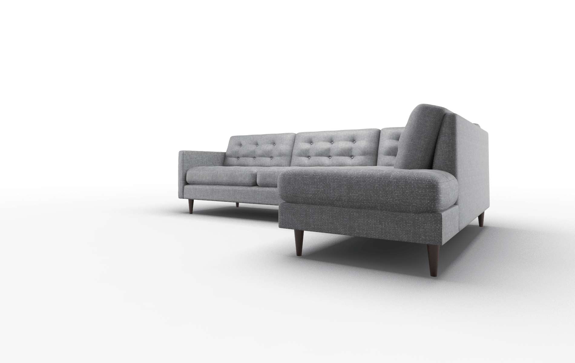 Oslo Notion Graphite Panel espresso legs 4