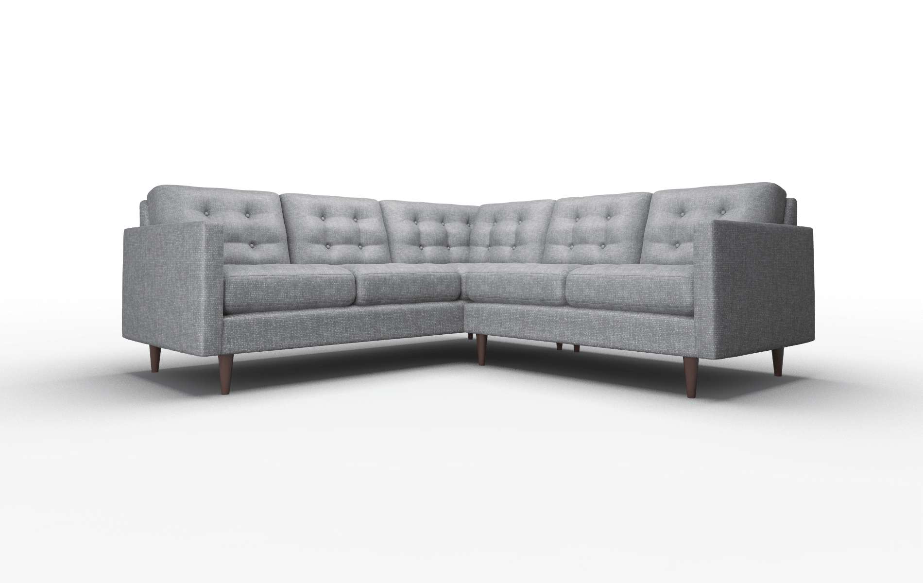 Oslo Notion Graphite Sectional espresso legs 1