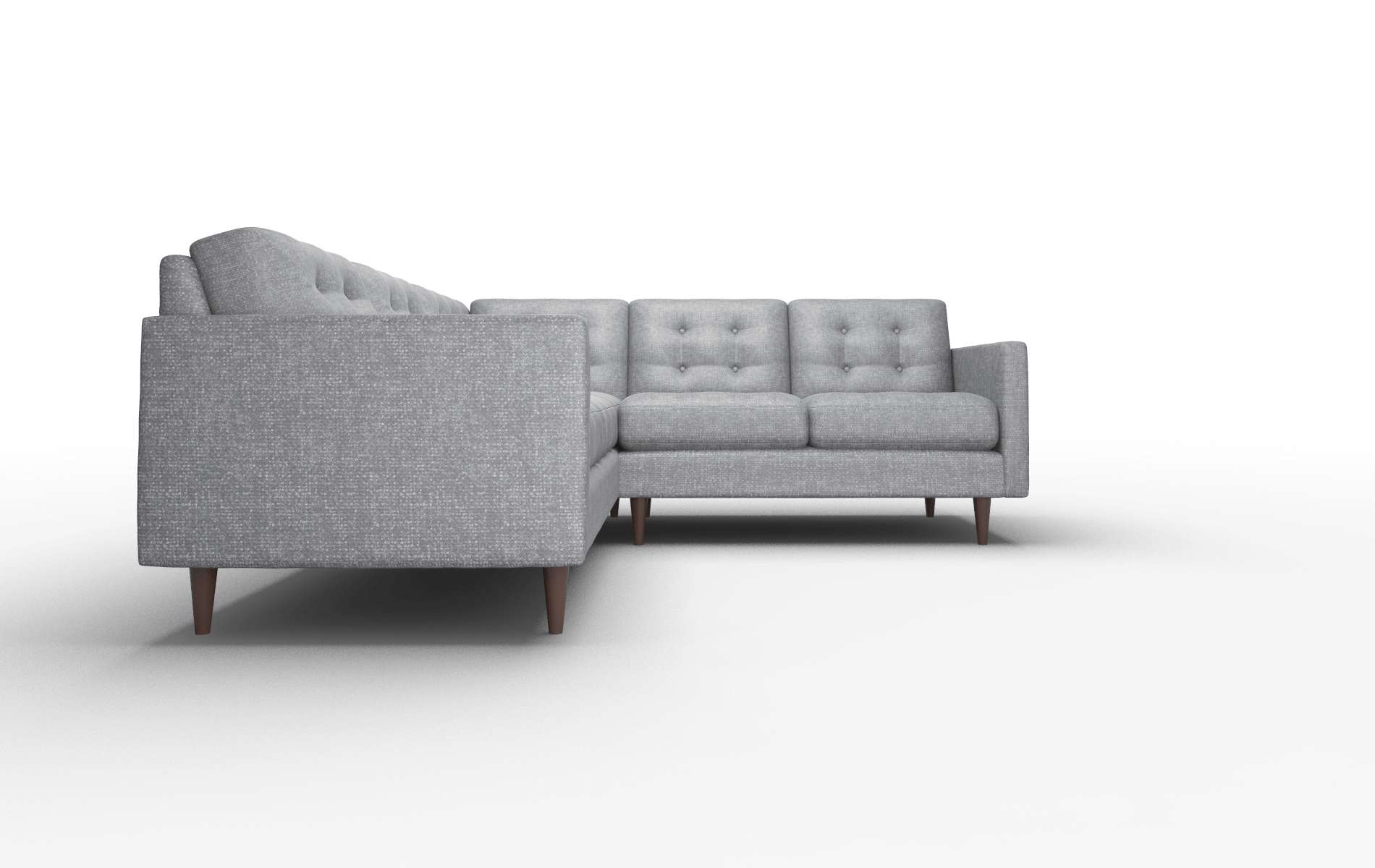 Oslo Notion Graphite Sectional espresso legs 2