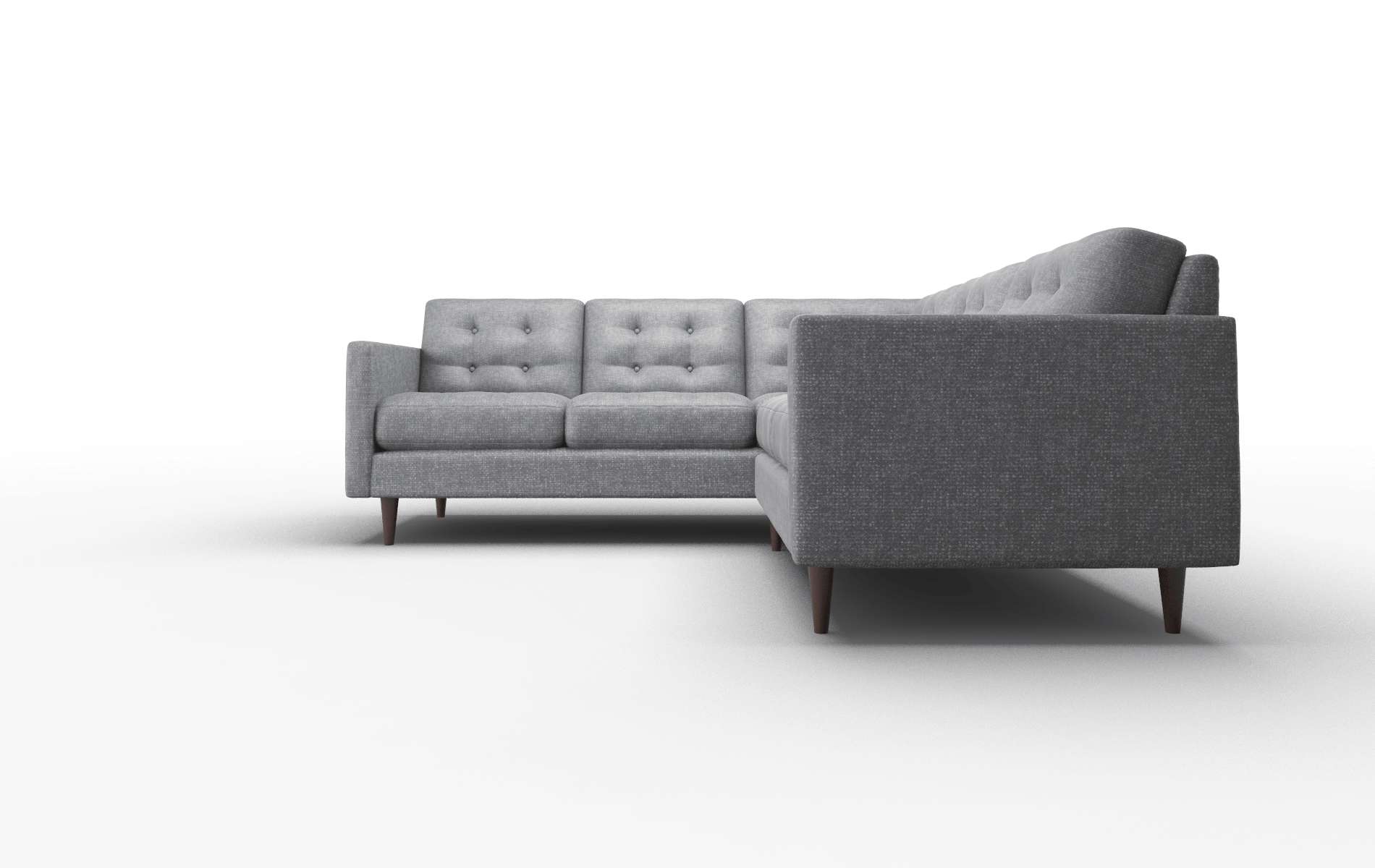 Oslo Notion Graphite Sectional espresso legs 5