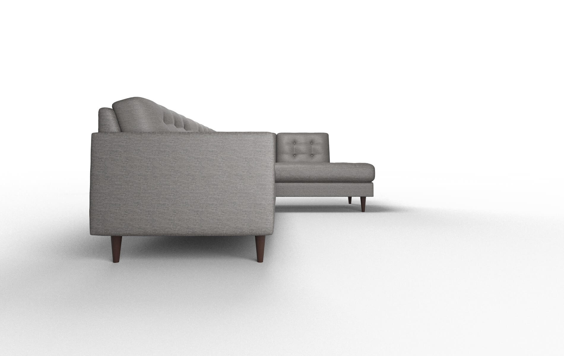 Oslo Oscar Charcoal Panel espresso legs 3