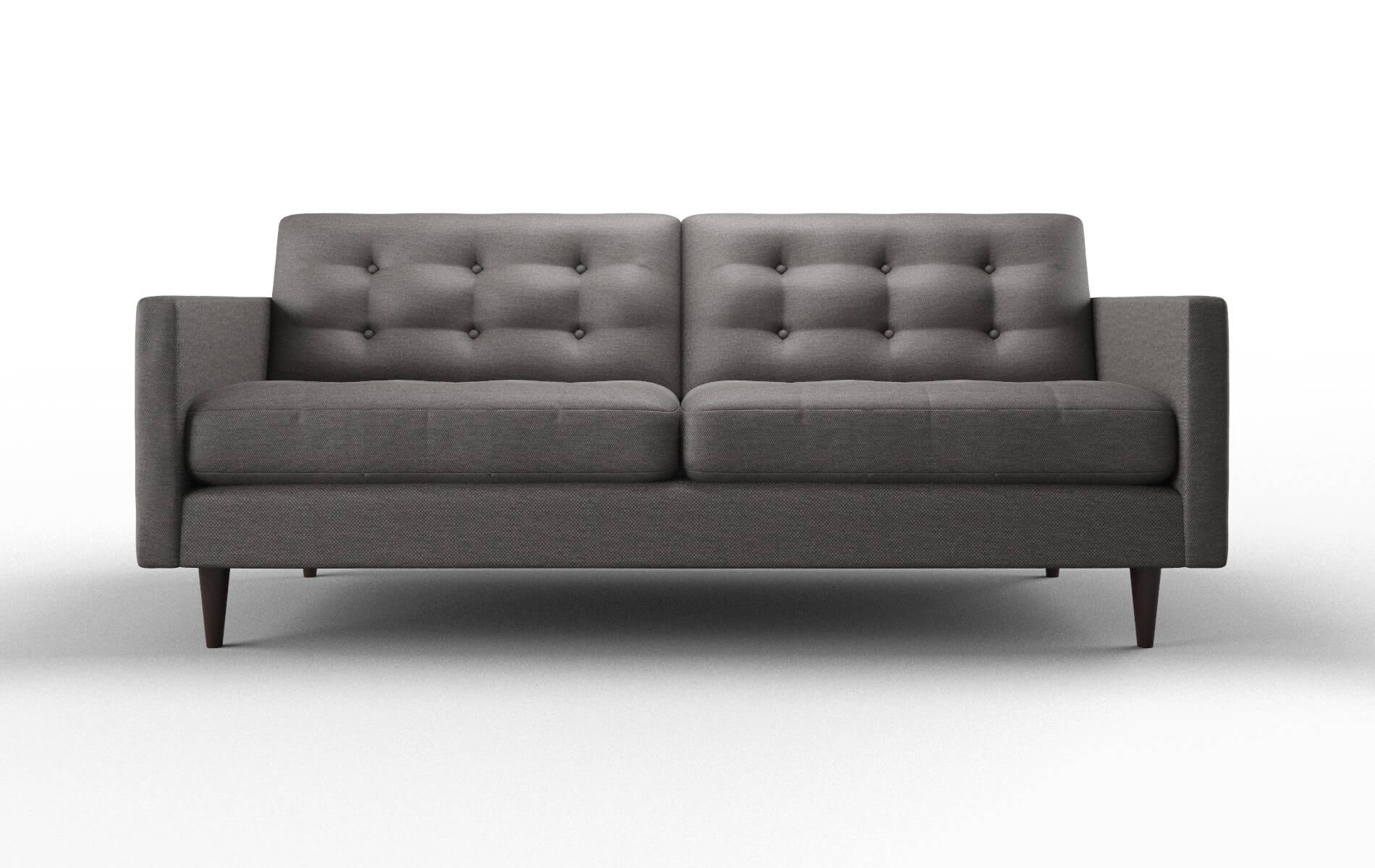 Oslo Oscar Charcoal Sofa espresso legs 1