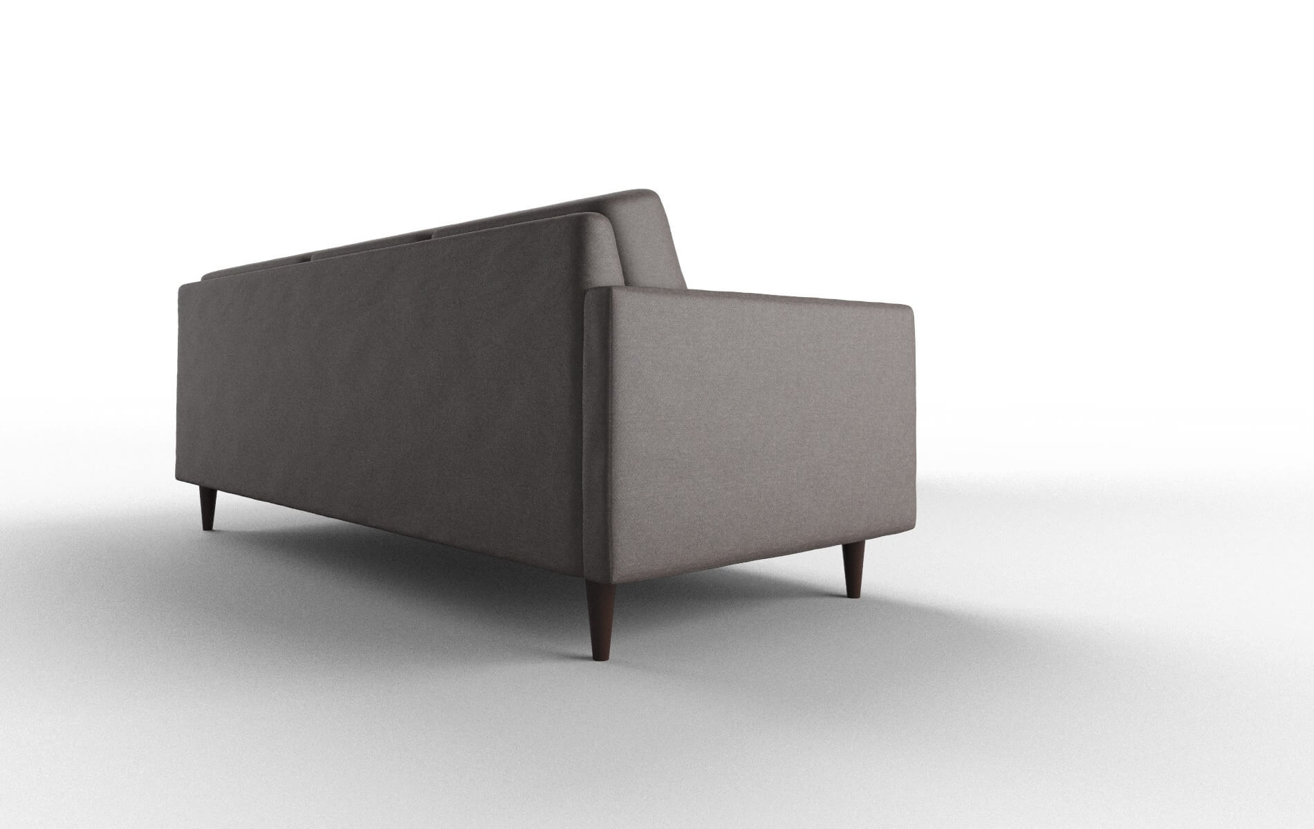Oslo Oscar Chocolate Sectional espresso legs 3
