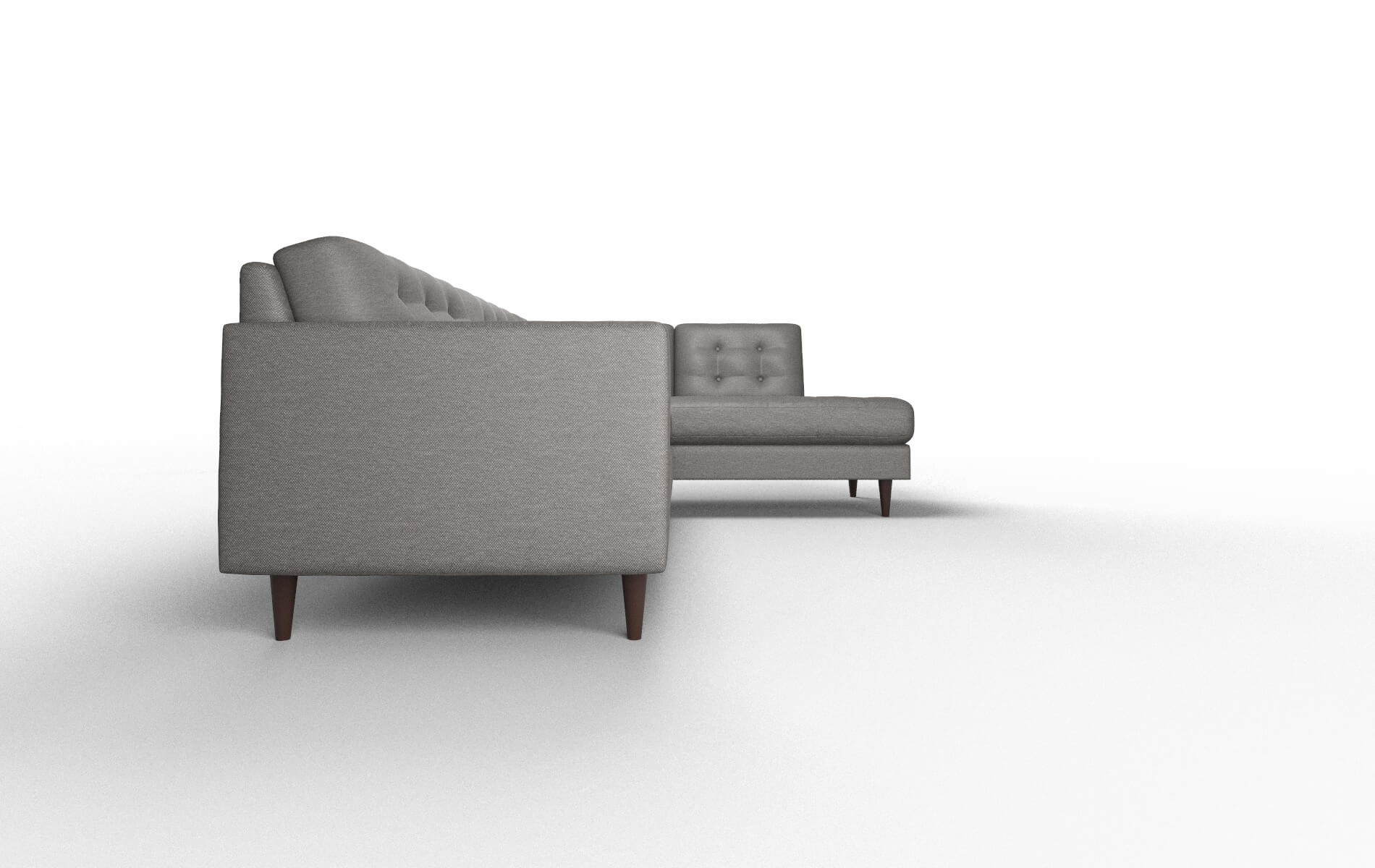 Oslo Oscar Grey Panel espresso legs 3