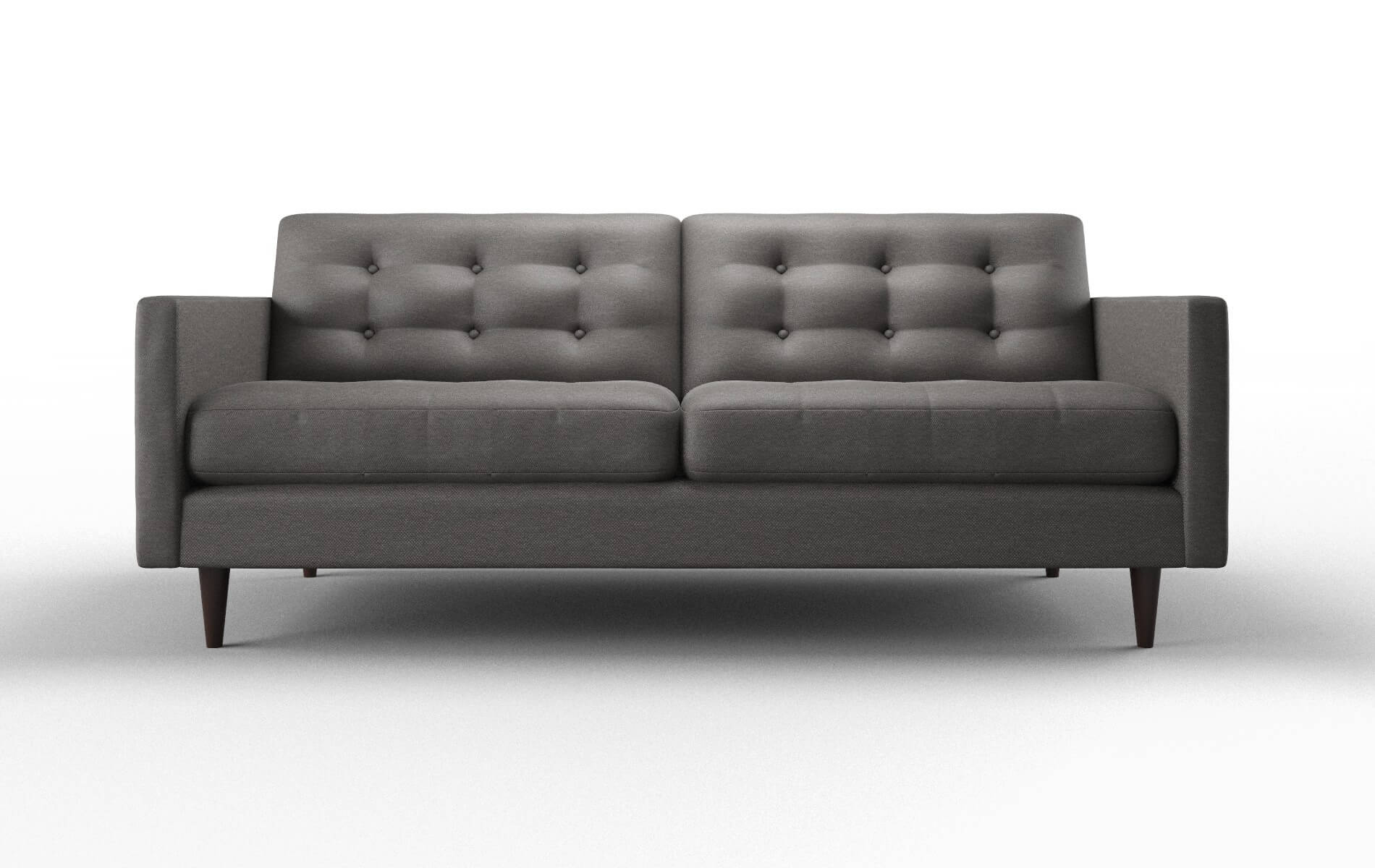 Oslo Oscar Grey Sofa espresso legs 1