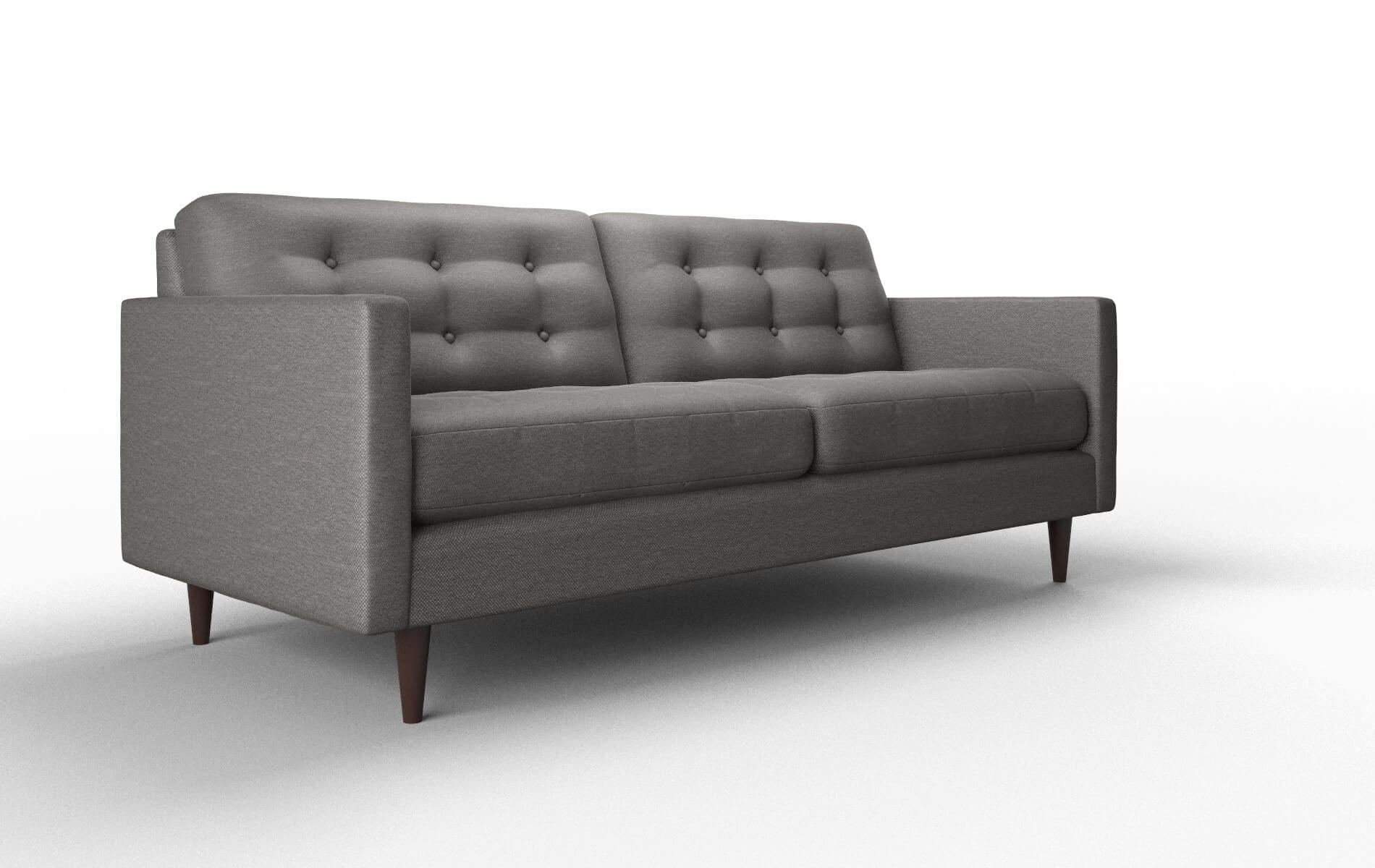 Oslo Oscar Grey Sofa espresso legs 2