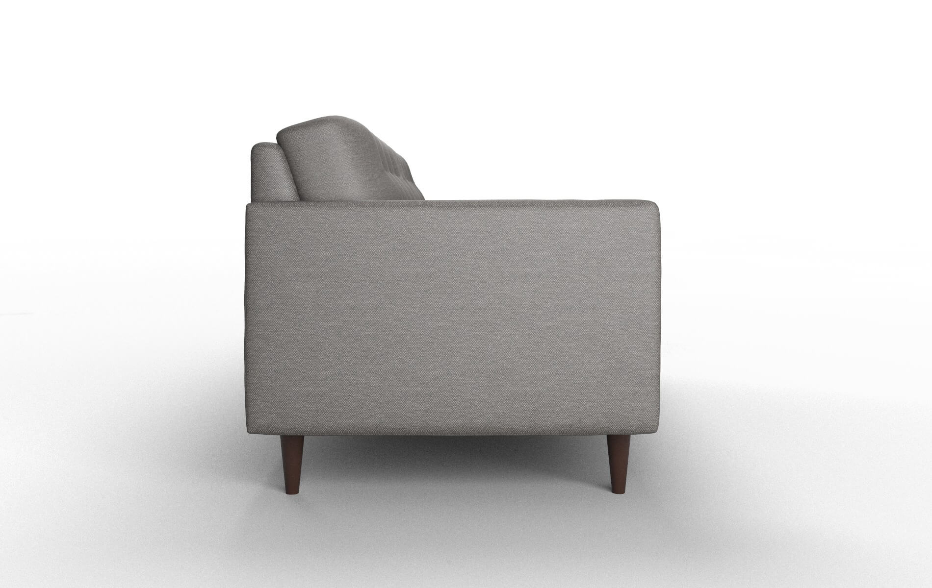 Oslo Oscar Grey Sofa espresso legs 3