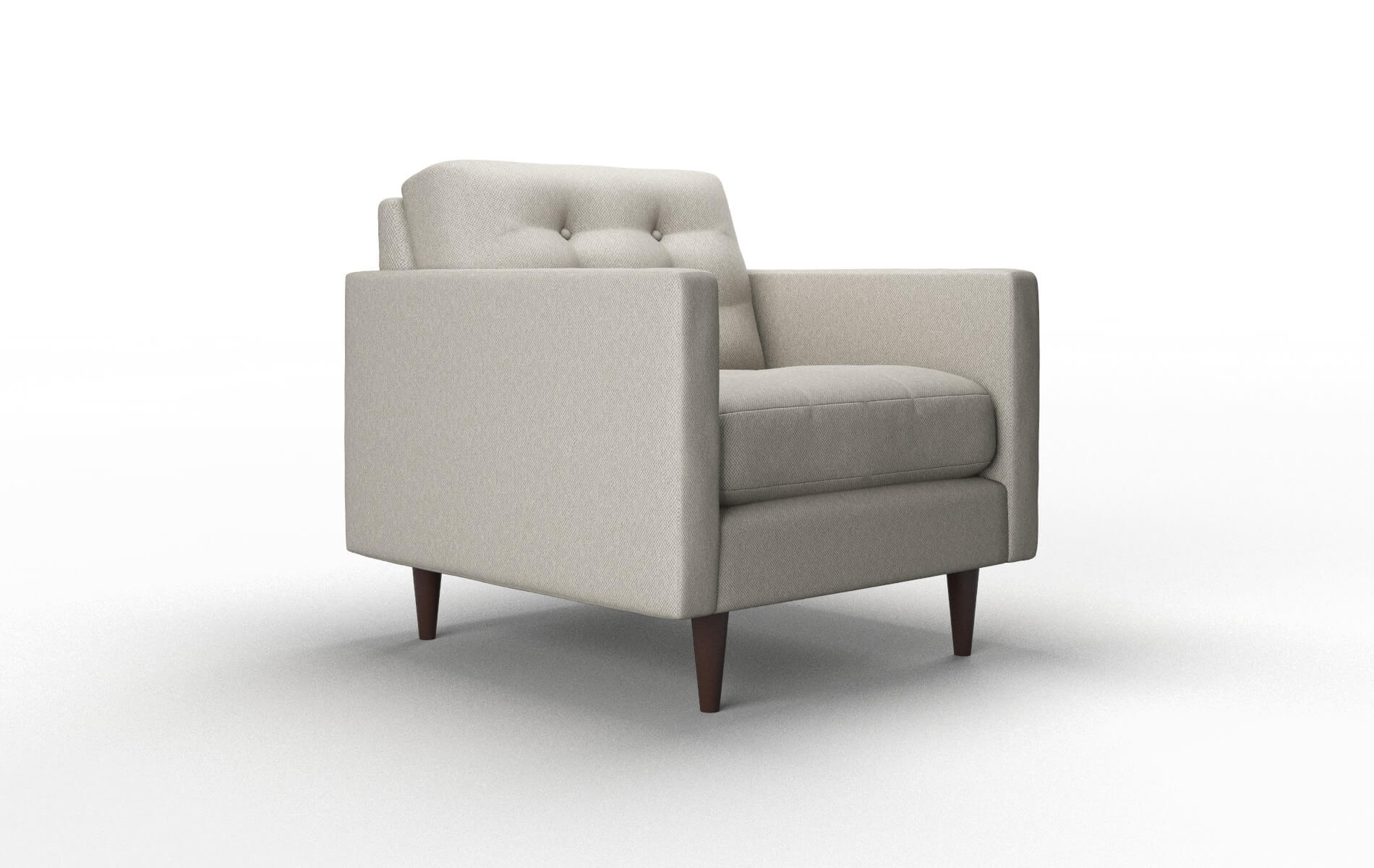 Oslo Oscar Silver Chair espresso legs 2