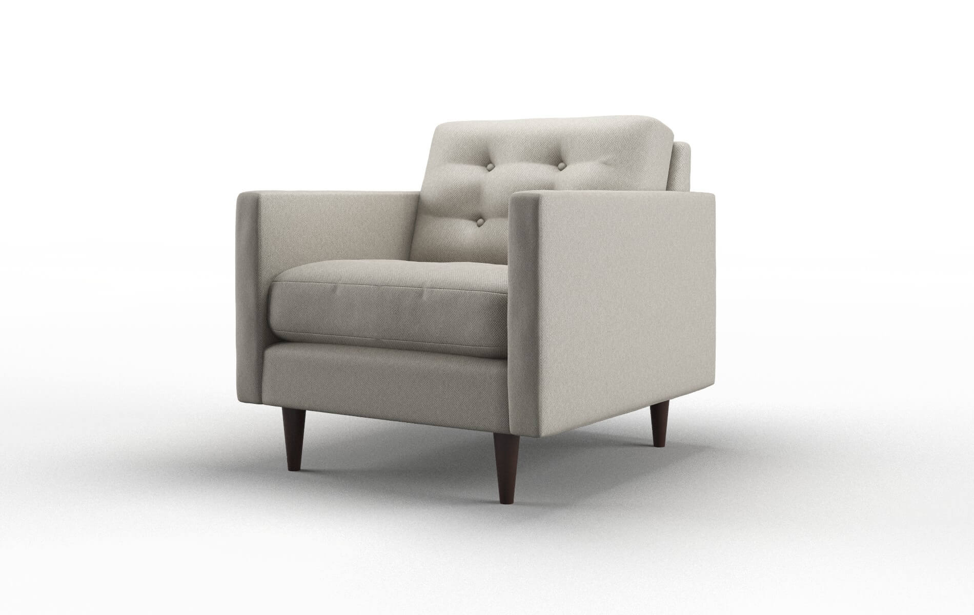 Oslo Oscar Silver Chair espresso legs 4