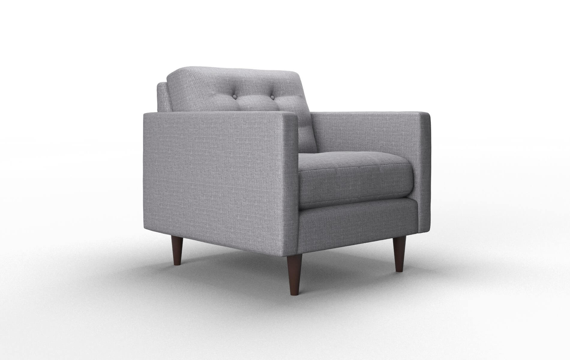 Oslo Parker Ash Chair espresso legs 2