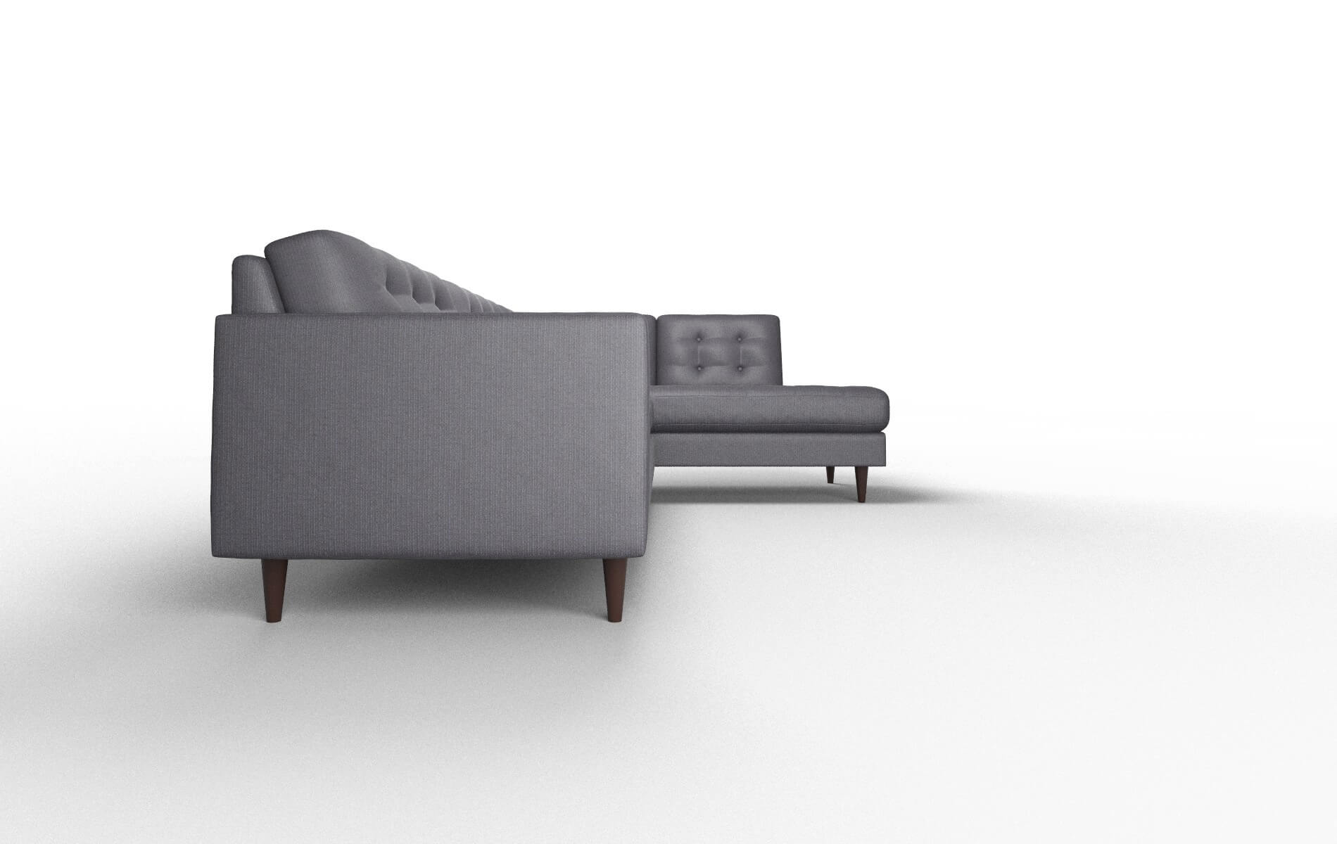 Oslo Parker Charcoal Panel espresso legs 3