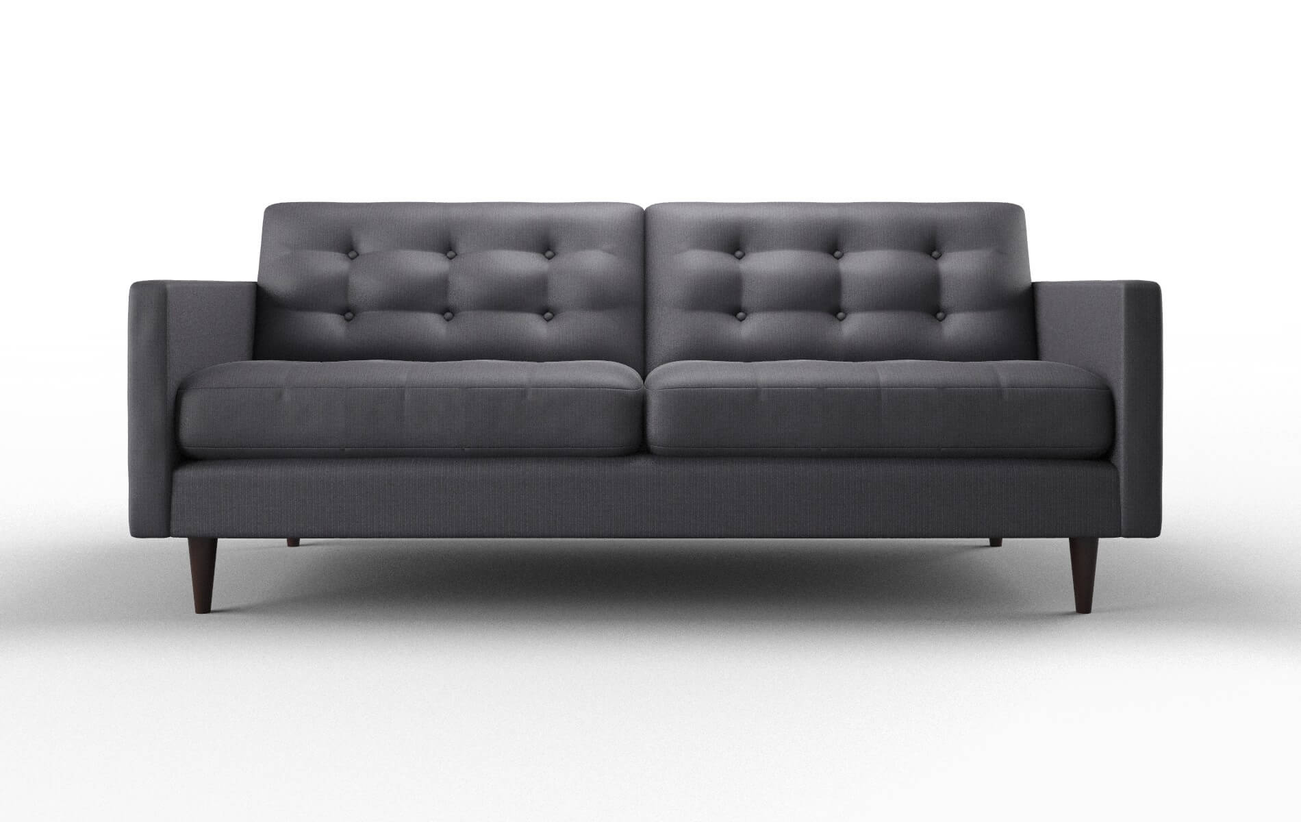 Oslo Parker Charcoal Sofa espresso legs 1