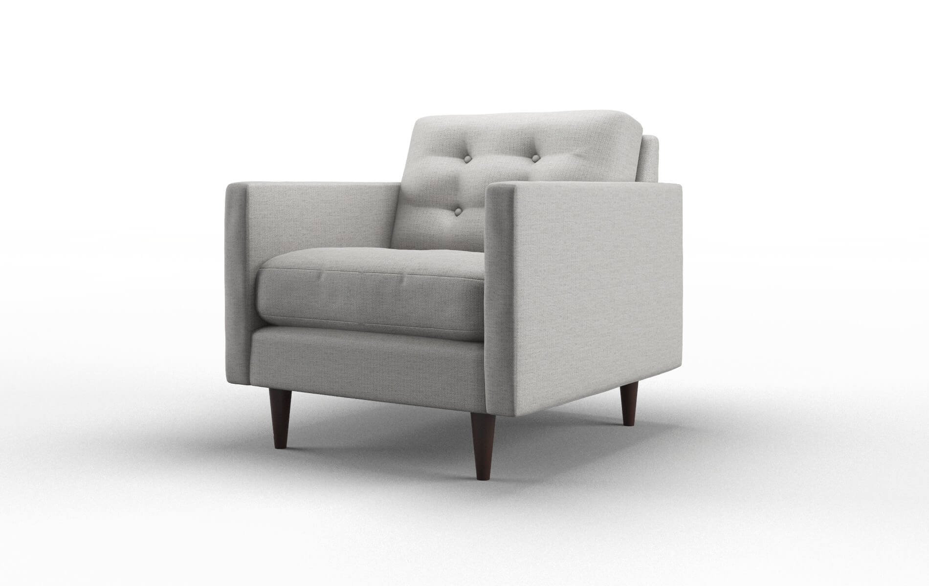 Oslo Parker Silver Chair espresso legs 4