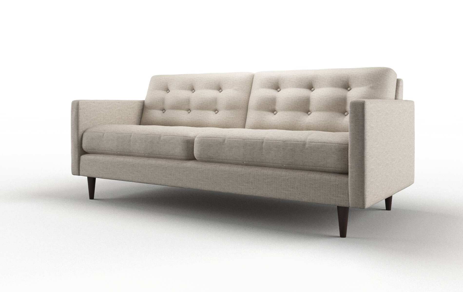 Oslo Parker Wheat Sofa espresso legs 4